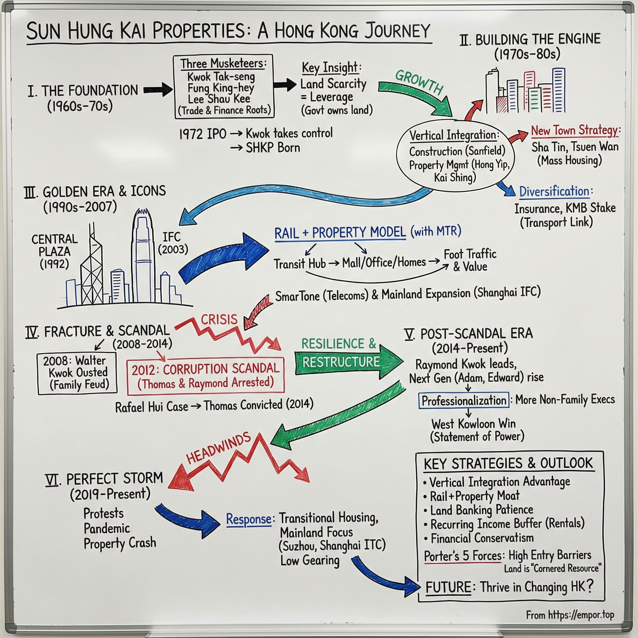Sun Hung Kai Properties Ltd. visual story map