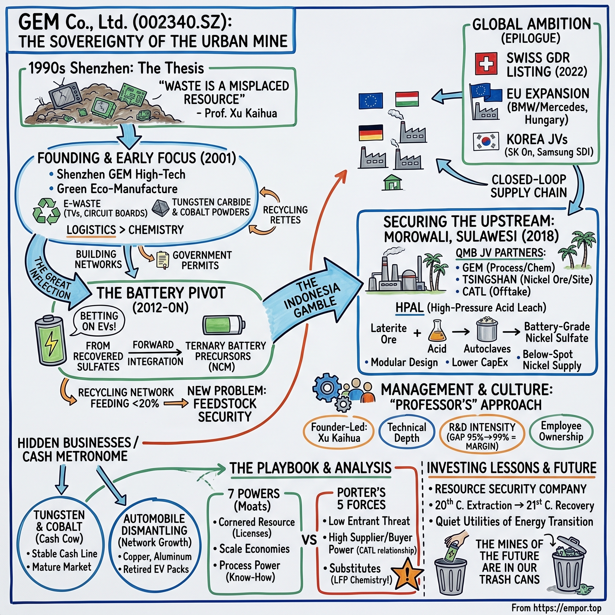 GEM Co., Ltd. visual story map