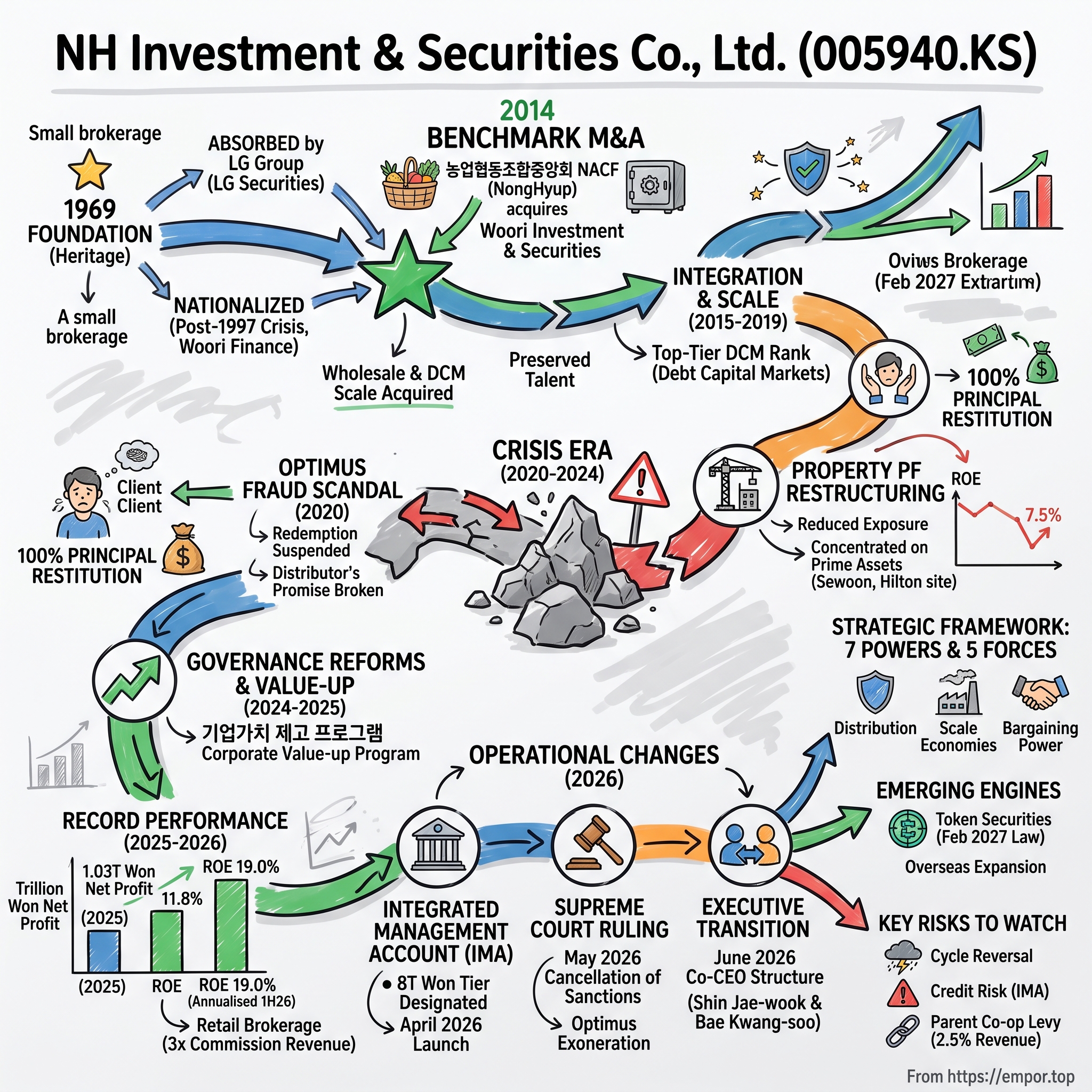 NH Investment & Securities Co., Ltd. visual story map