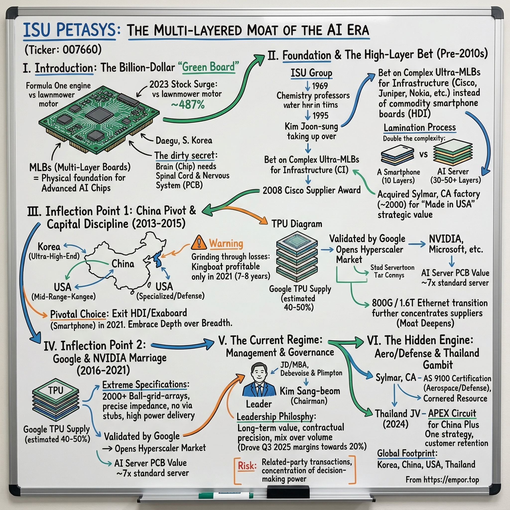 ISU PETASYS visual story map