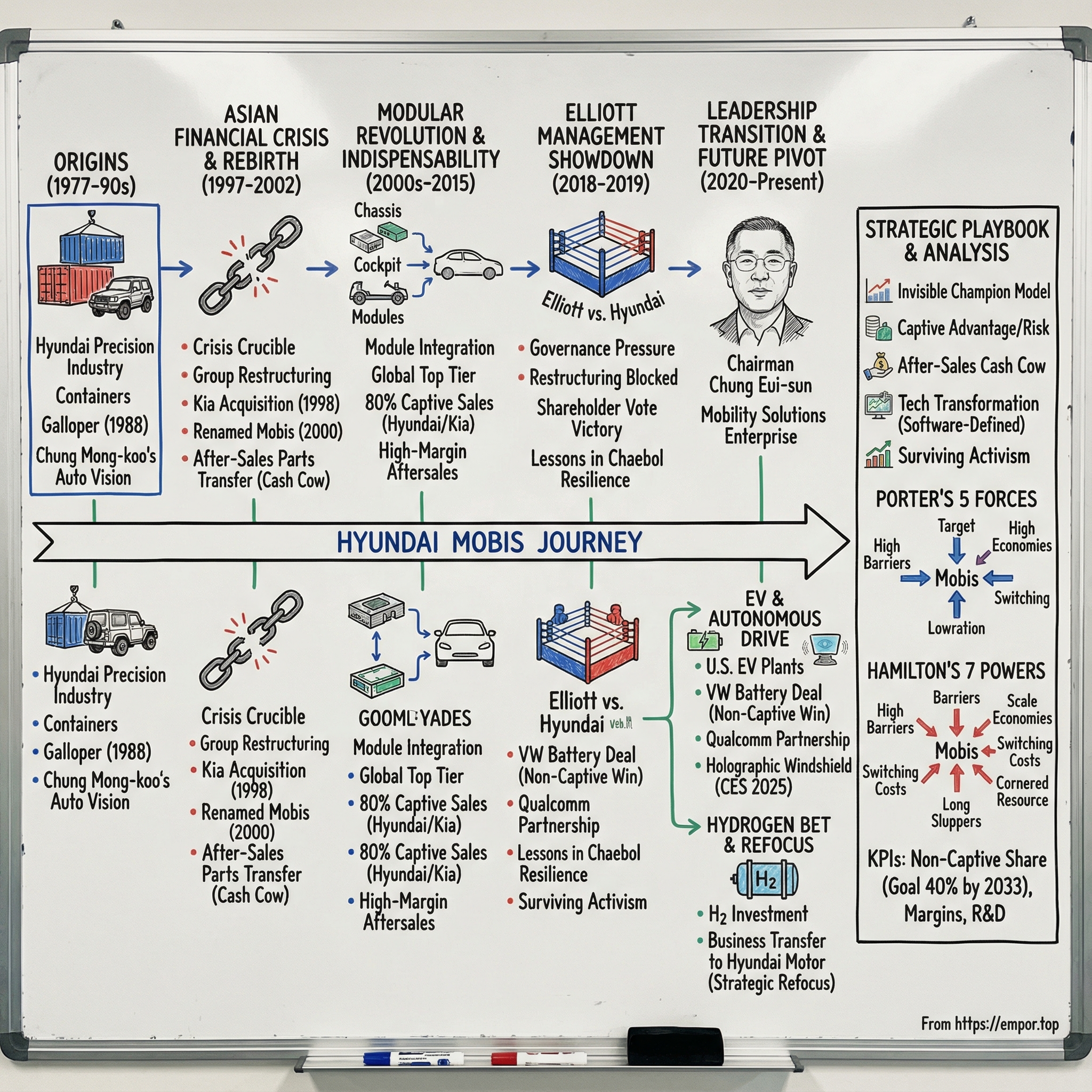 Hyundai Mobis Co. Ltd. visual story map