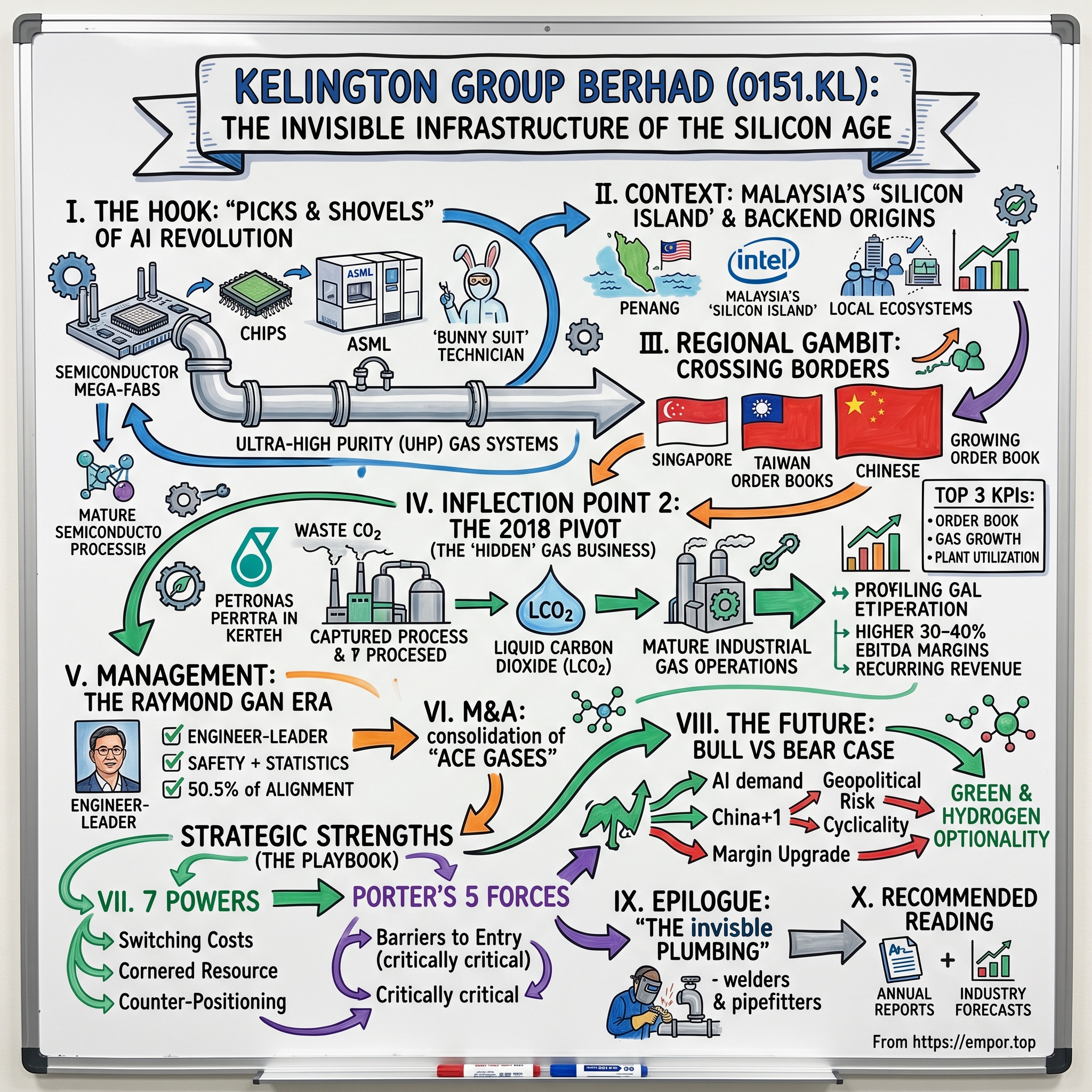 Kelington Group Berhad visual story map