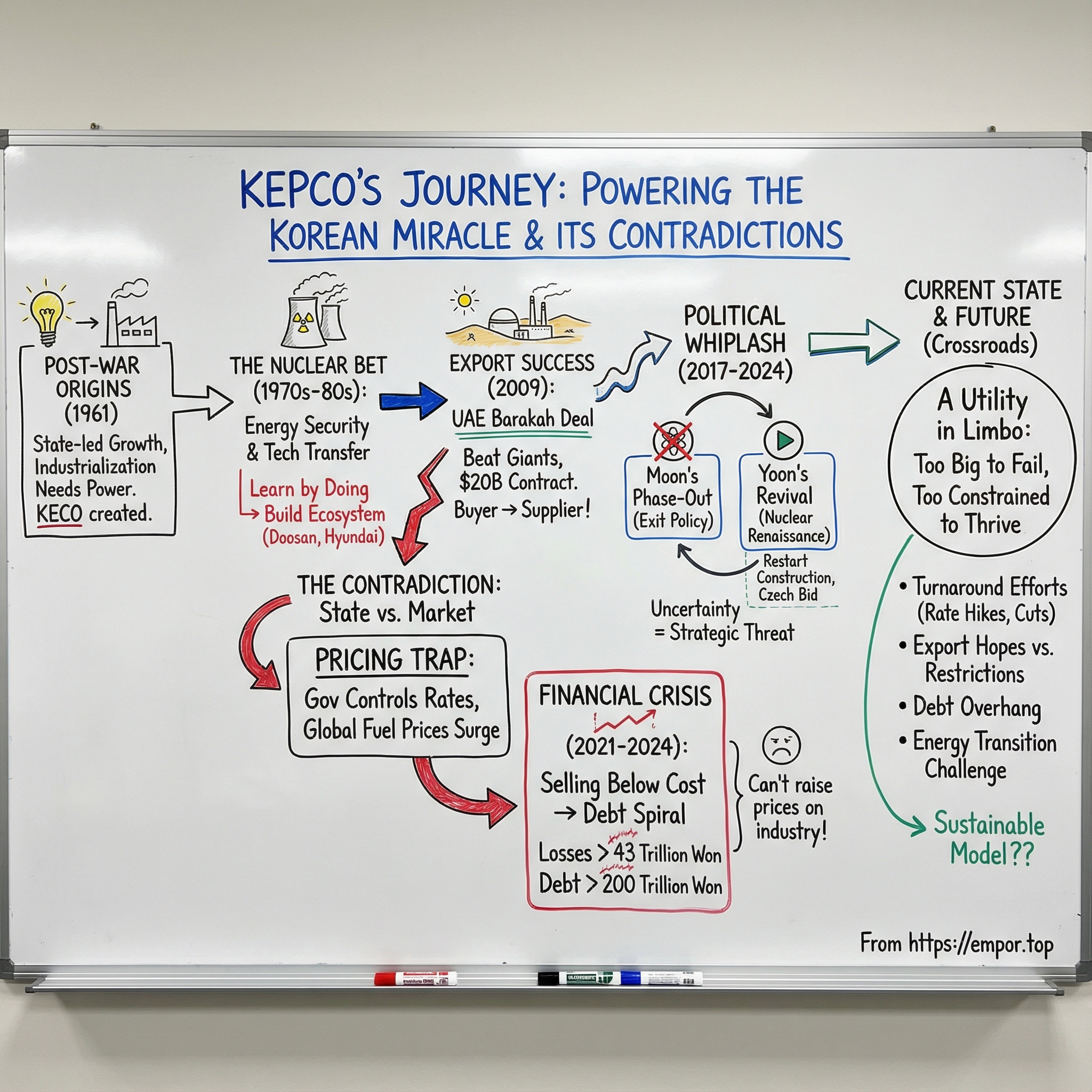 Korea Electric Power Corp. visual story map
