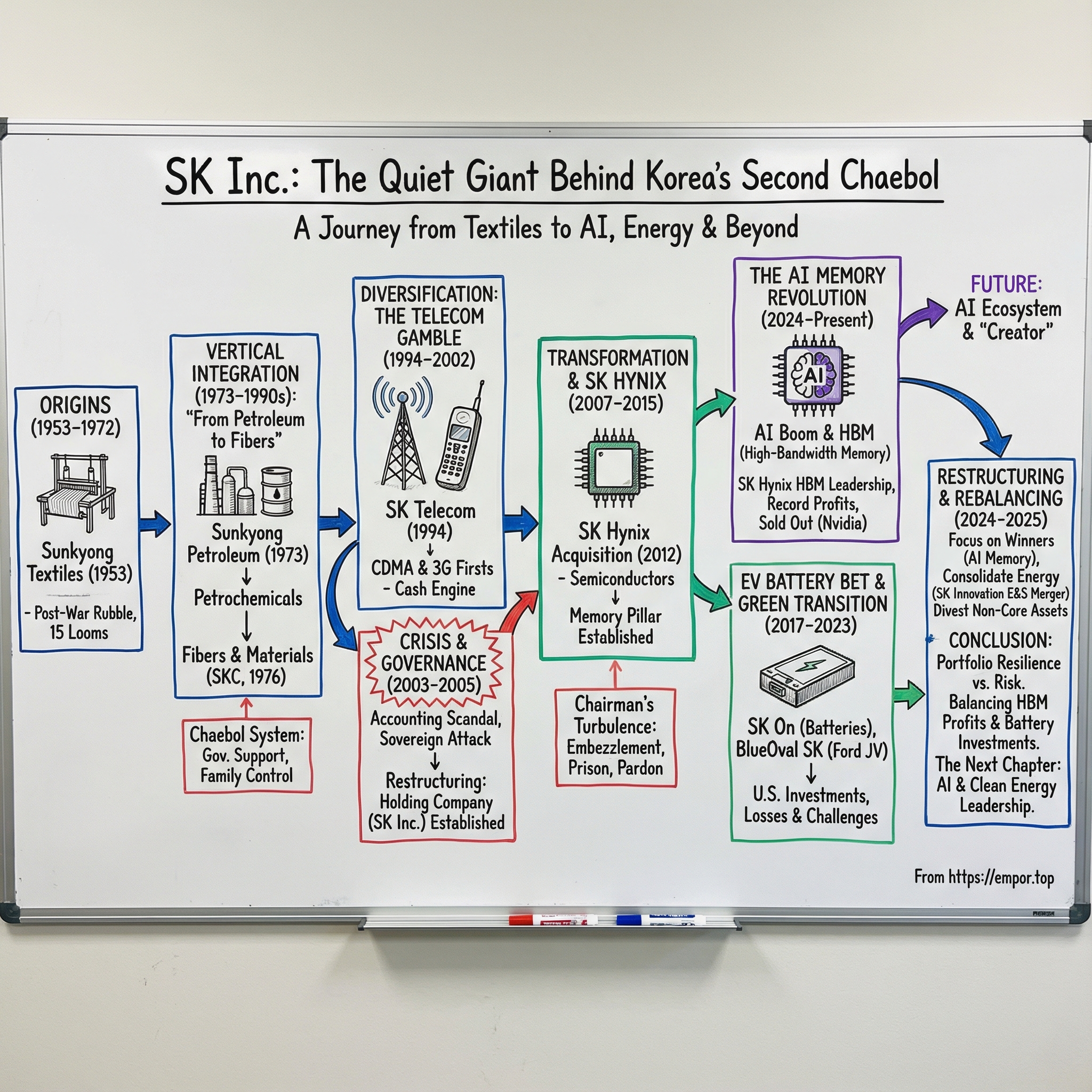 SK Inc. visual story map