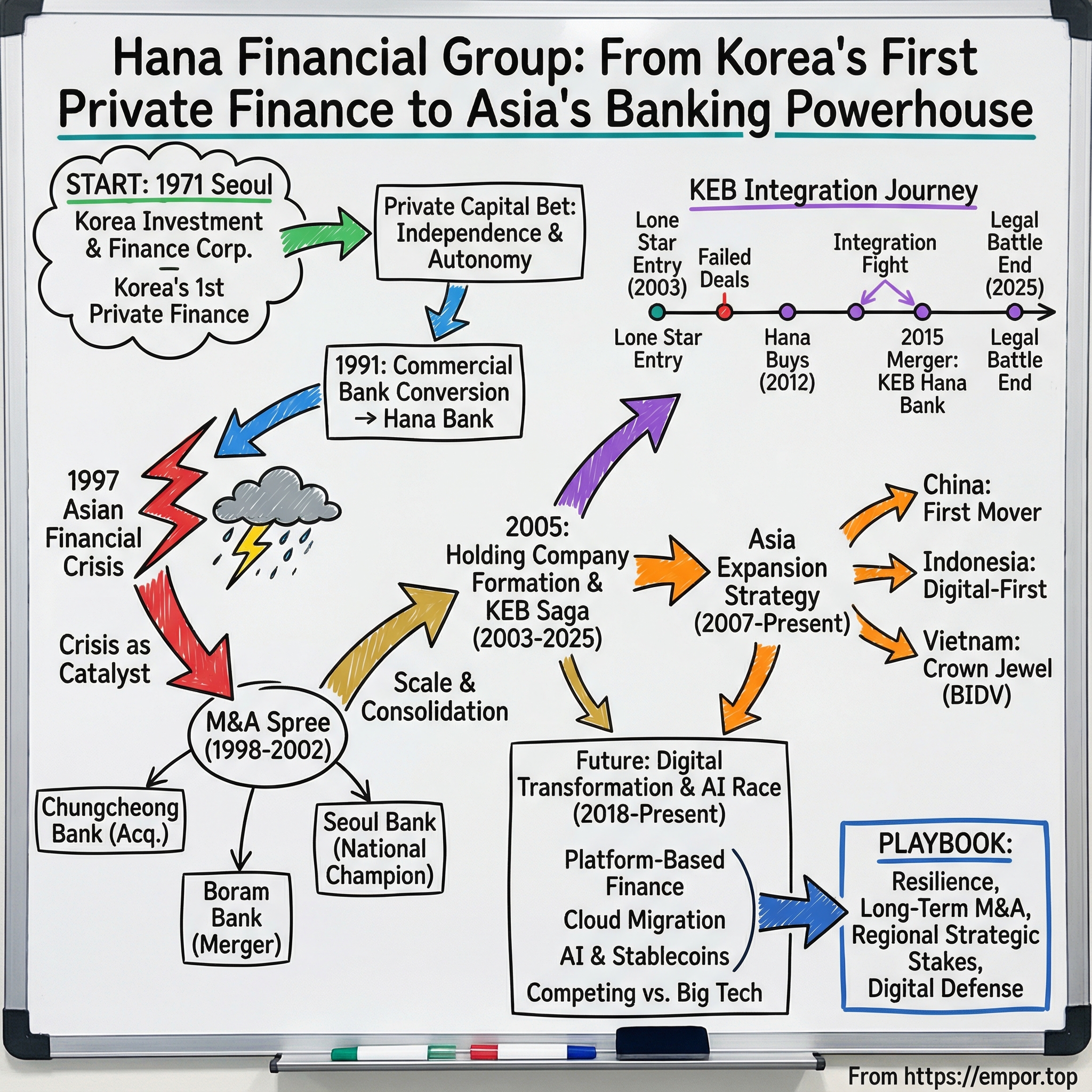 Hana Financial Group Inc. visual story map