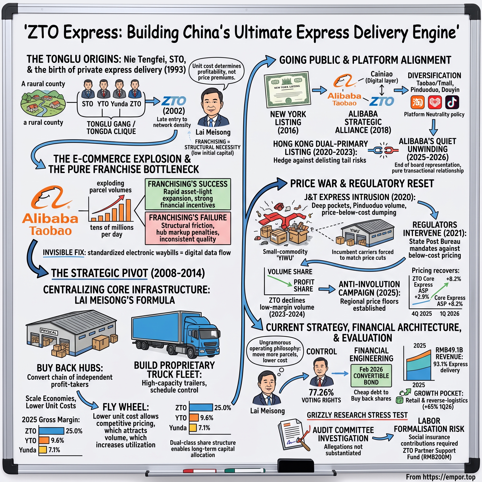 ZTO Express (Cayman) Inc. visual story map