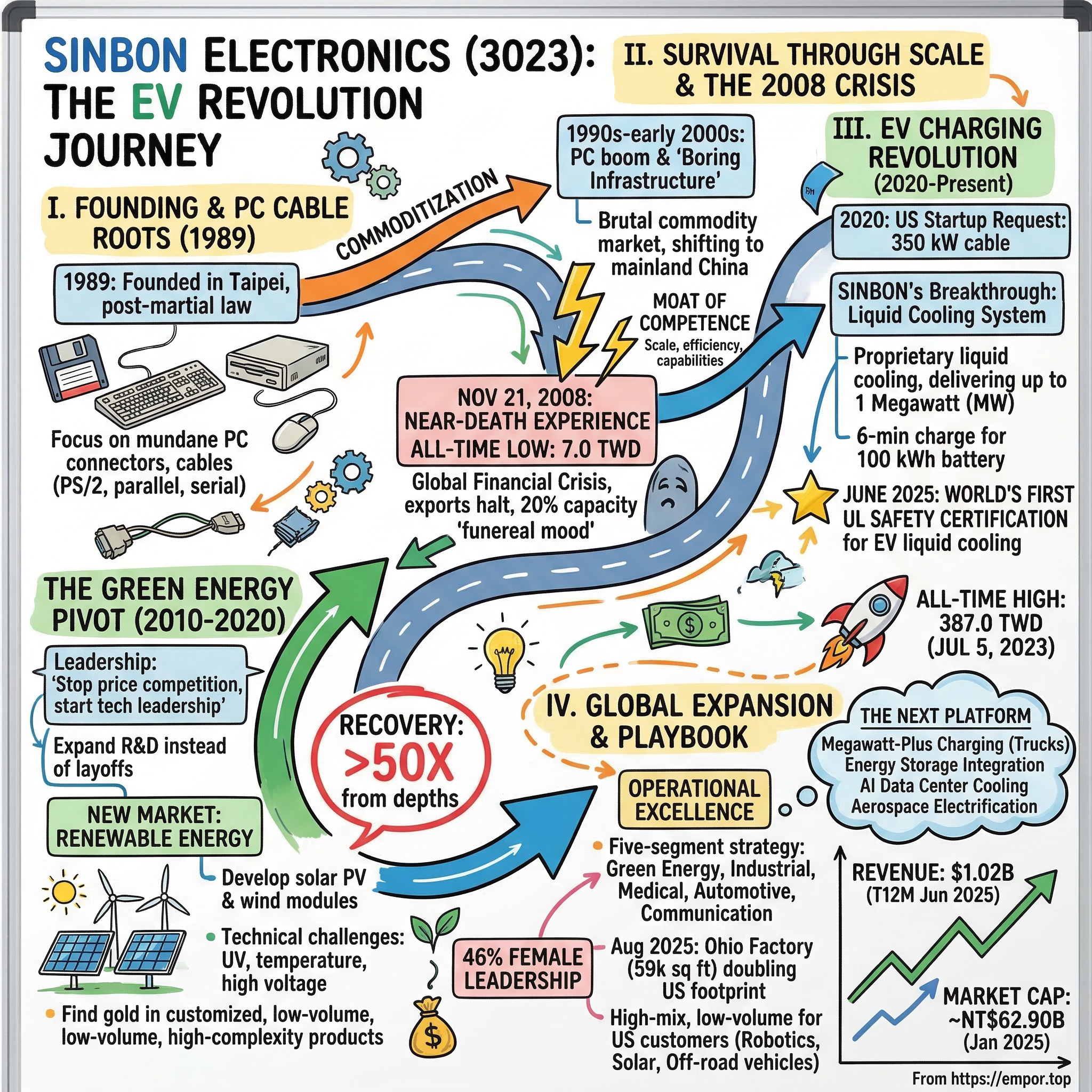SINBON visual story map