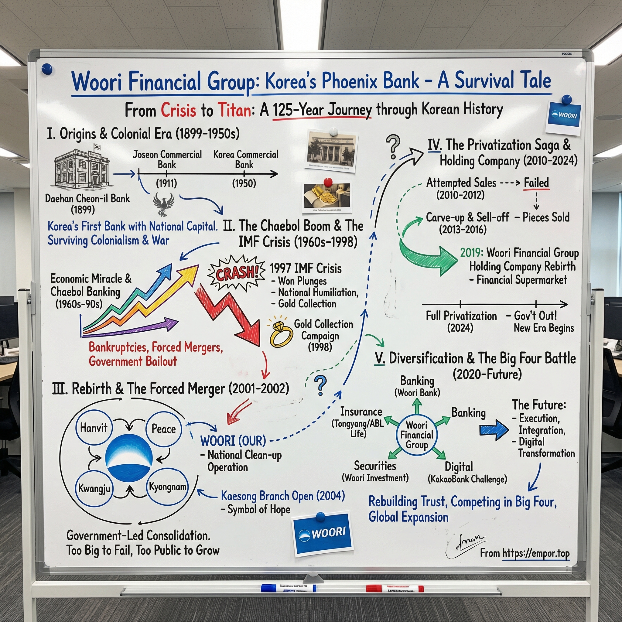 Woori Financial Group Inc. visual story map