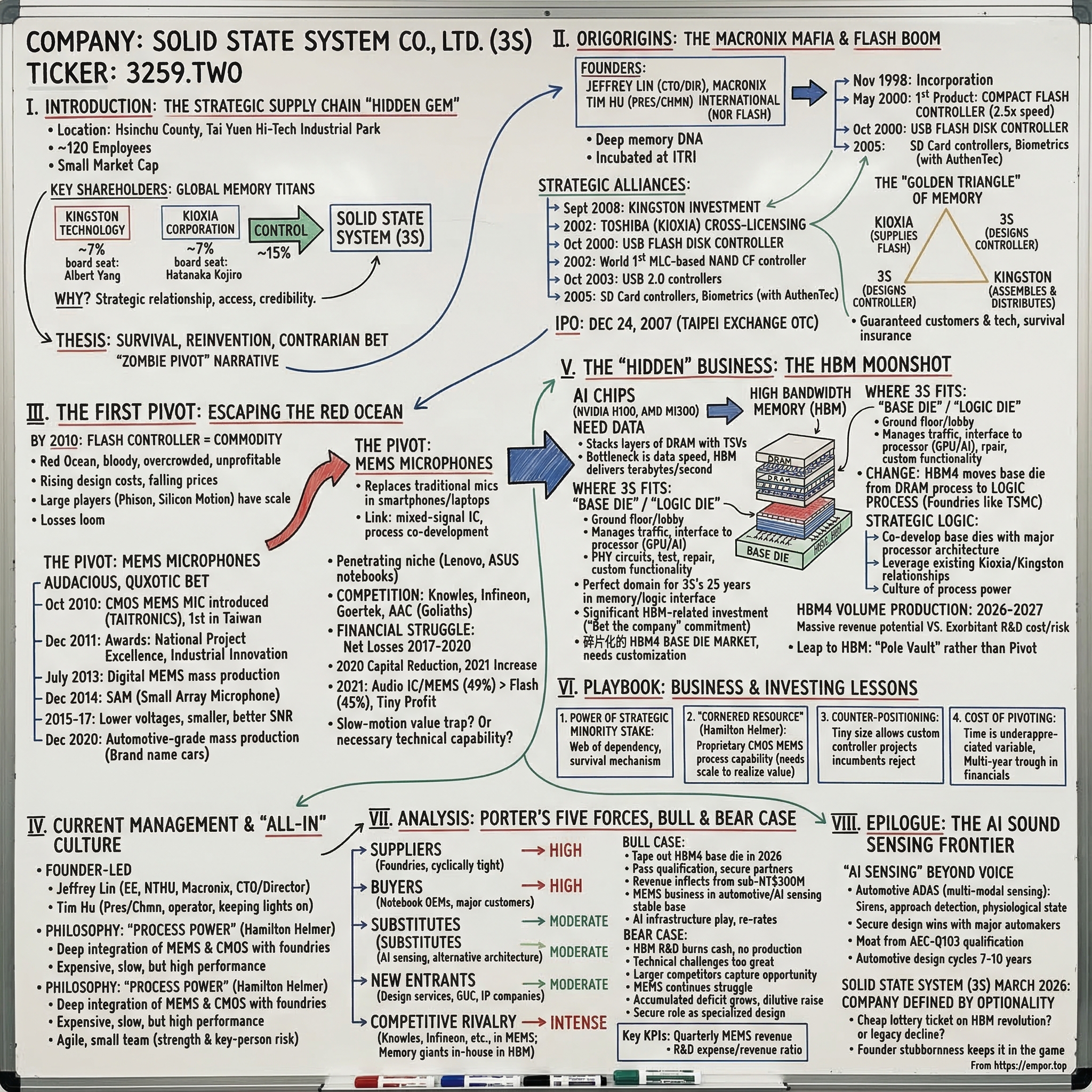 Solid State System Co., Ltd. visual story map