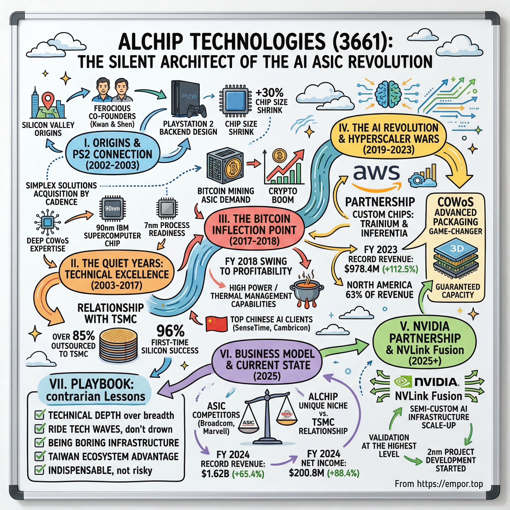 Alchip Technologies visual story map
