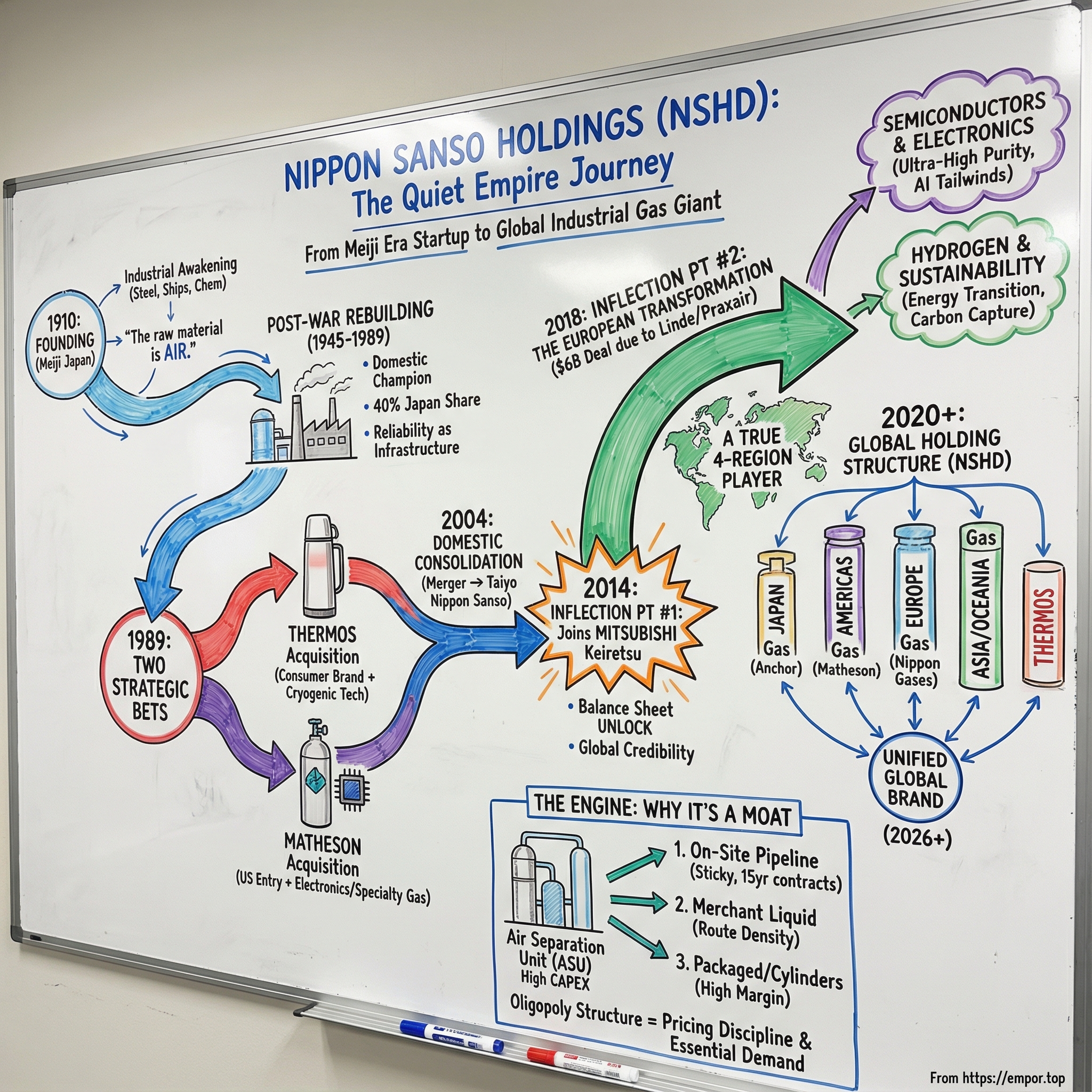 Nippon Sanso Holdings Corp. visual story map