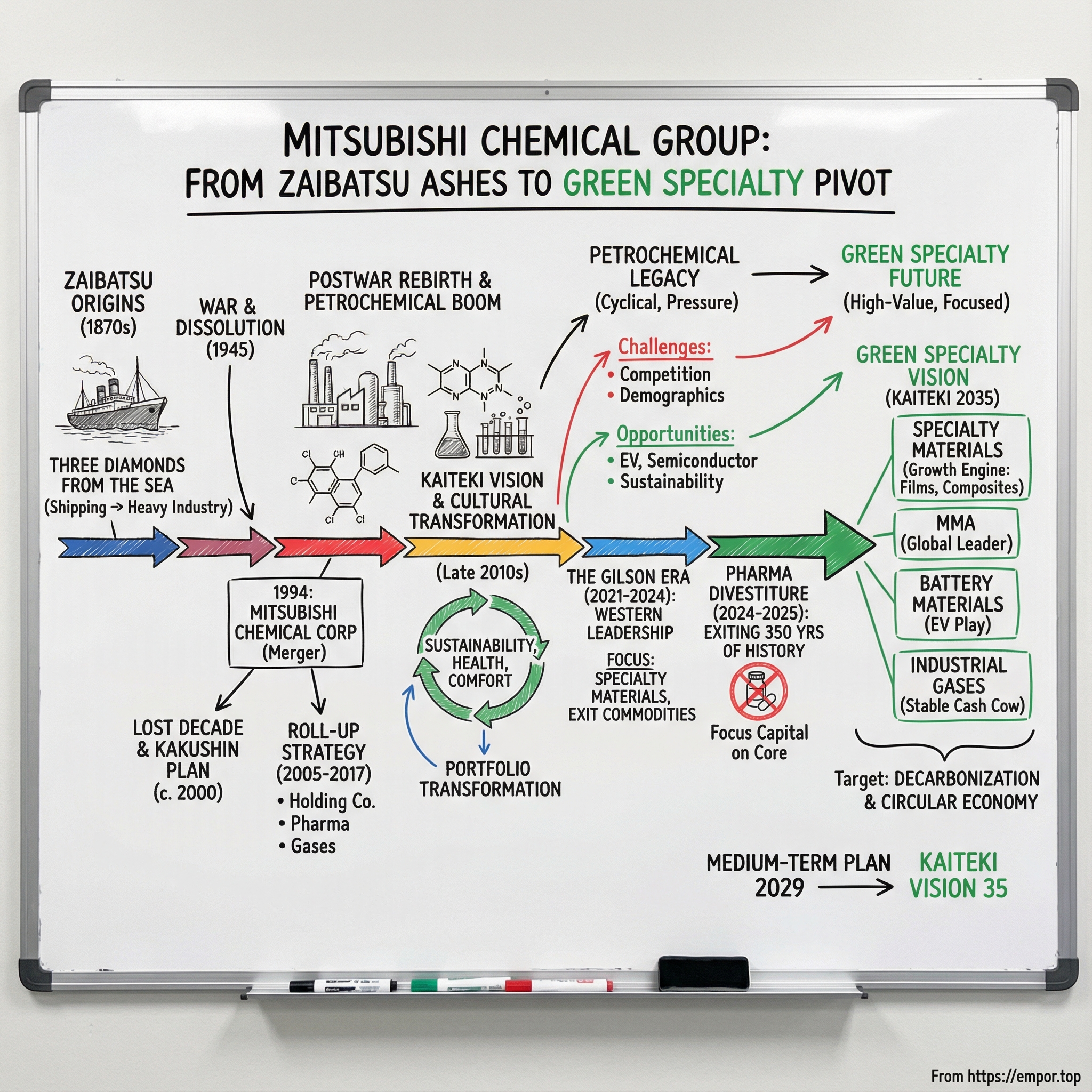 Mitsubishi Chemical Group Corp. visual story map