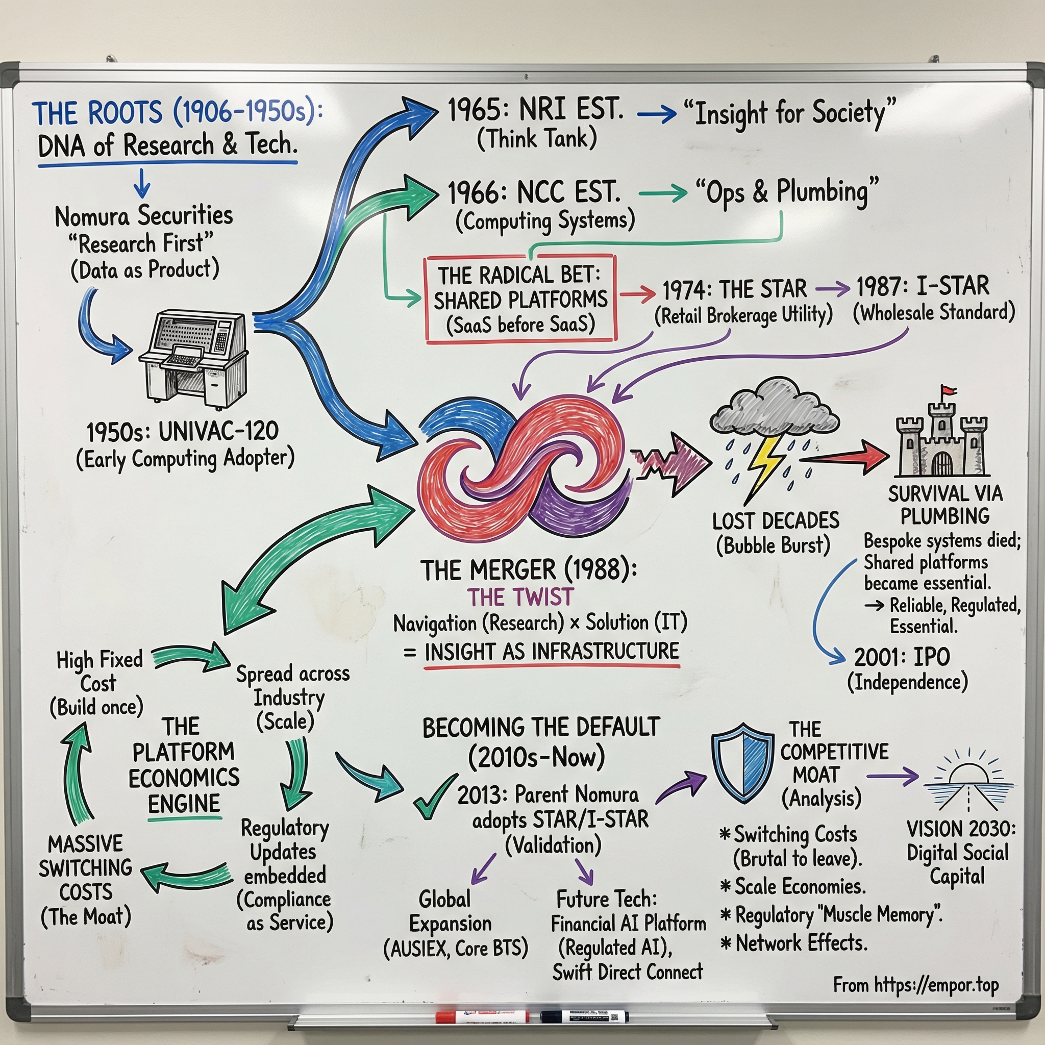 Nomura Research Institute Ltd. visual story map