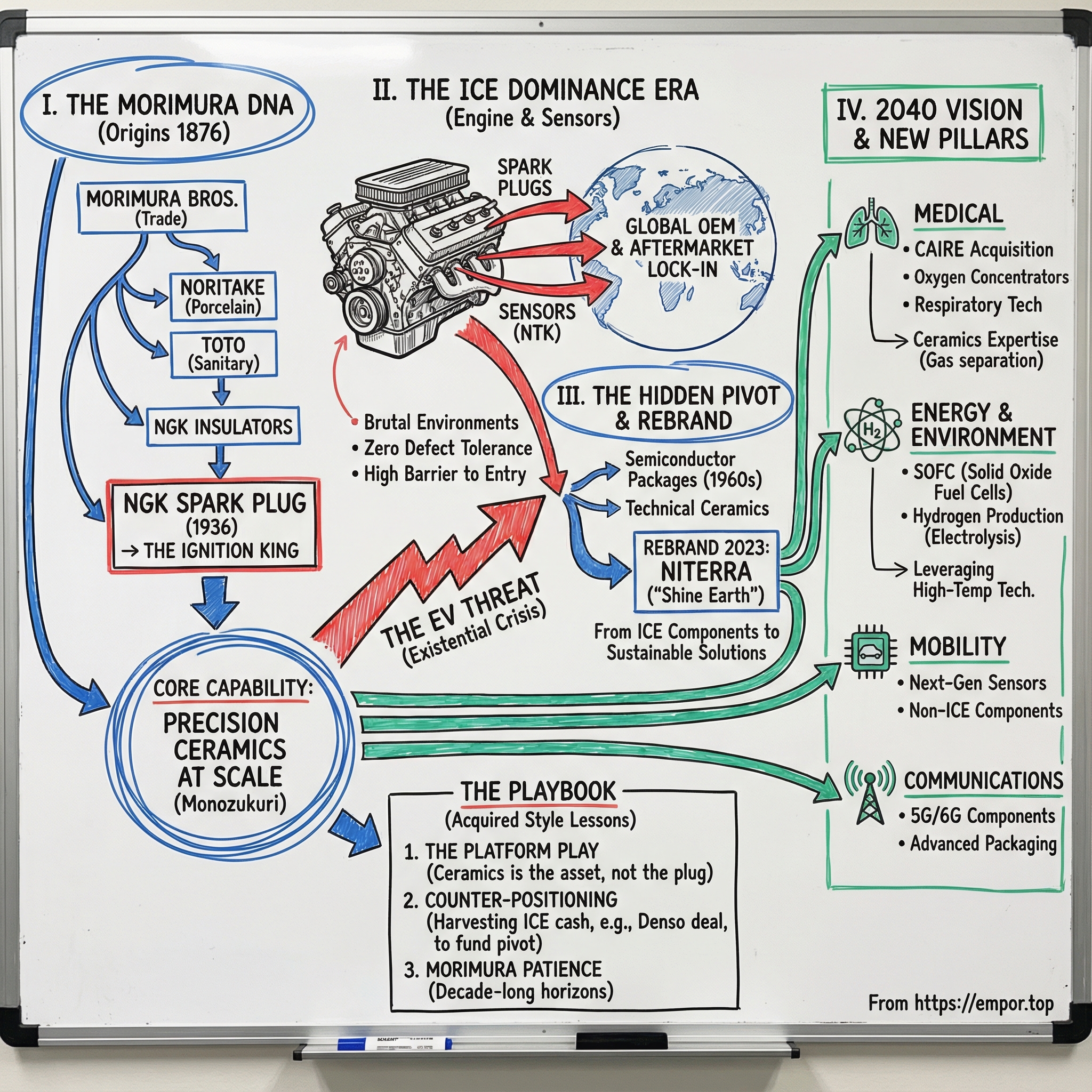 Niterra Co. Ltd. visual story map