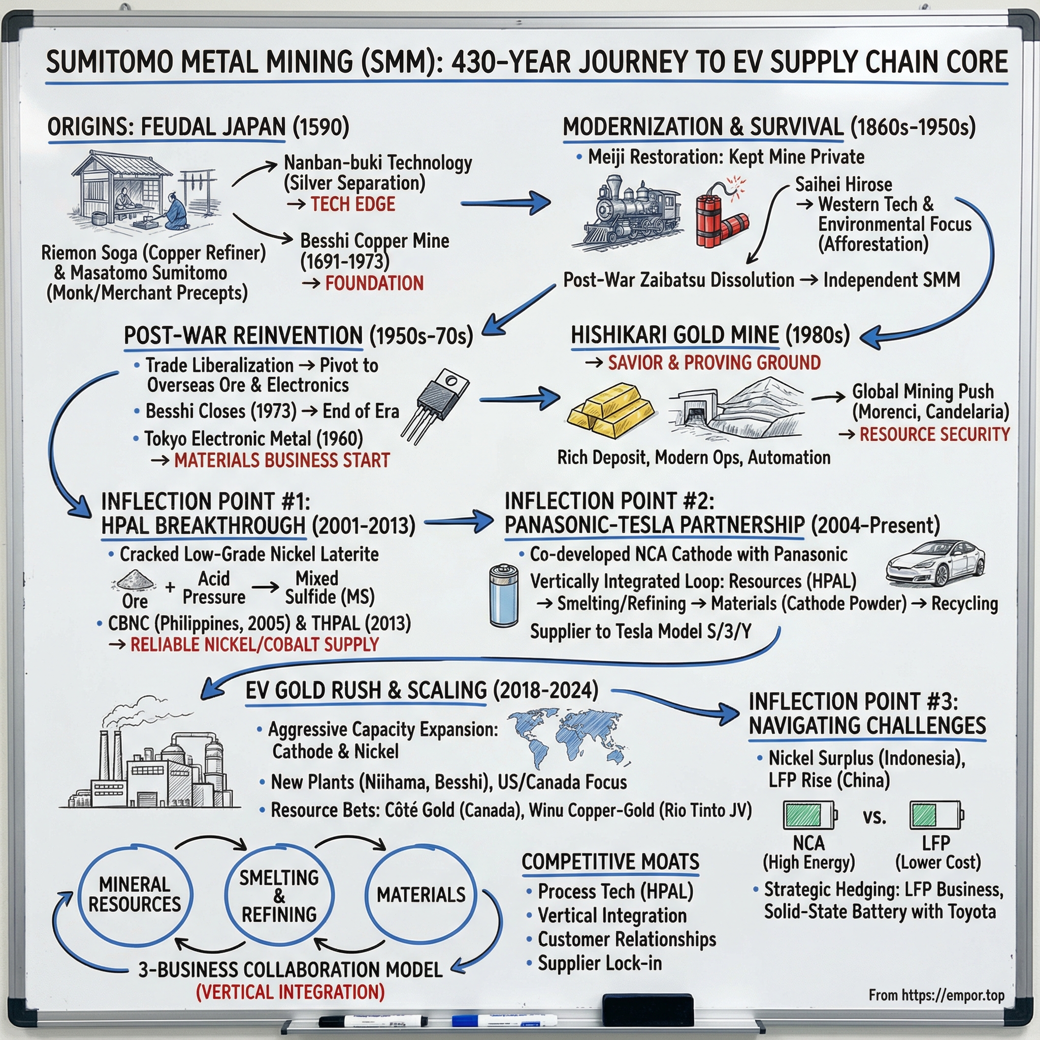 Sumitomo Metal Mining Co. Ltd. visual story map