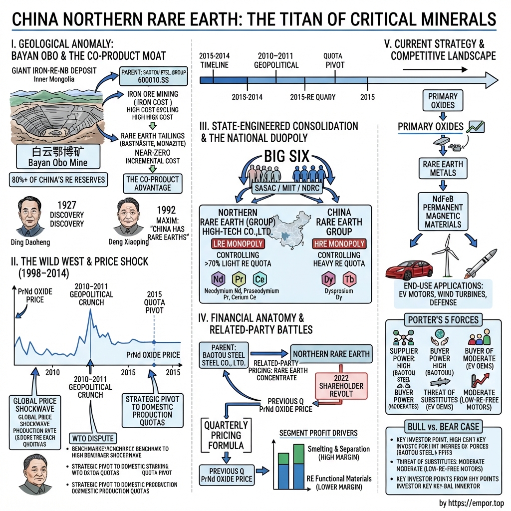 China Northern Rare Earth (Group) High-Tech Co.,Ltd. visual story map