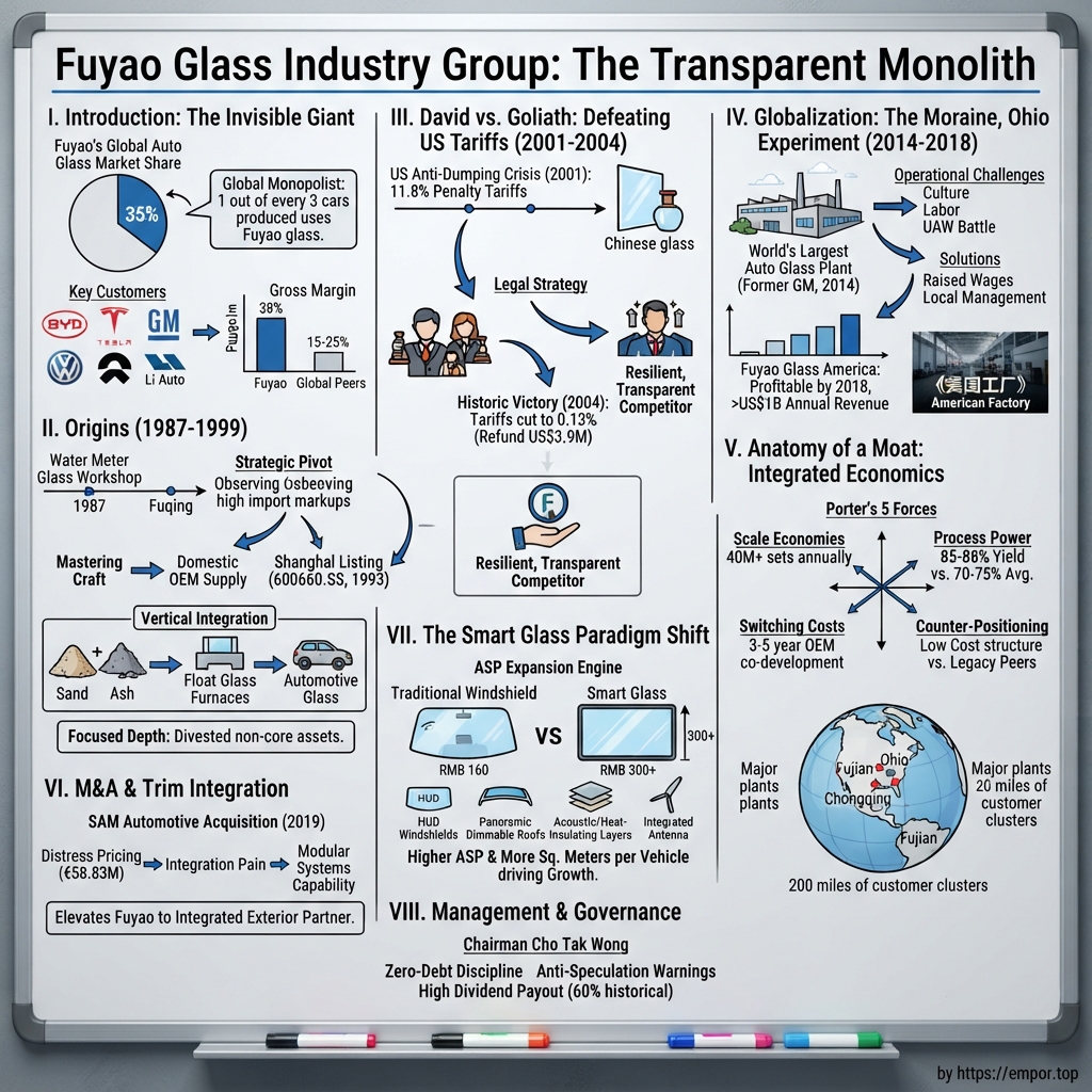 Fuyao Glass Industry Group Co., Ltd. visual story map