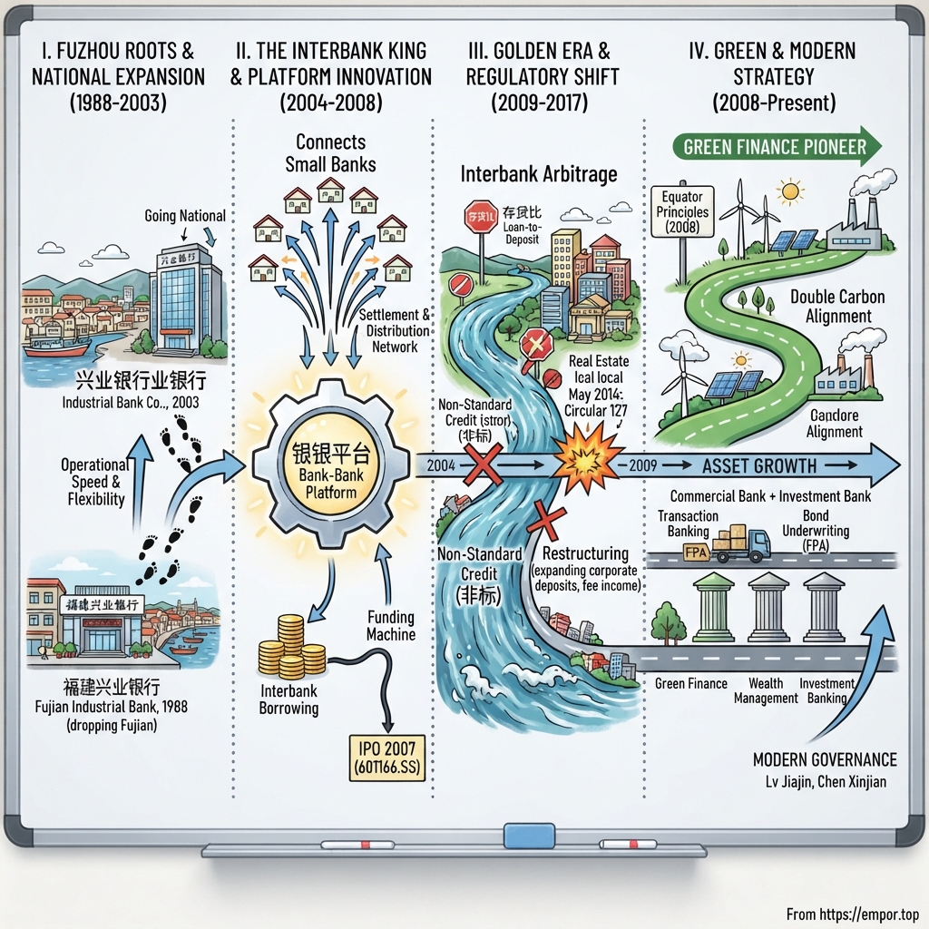Industrial Bank Co., Ltd. visual story map
