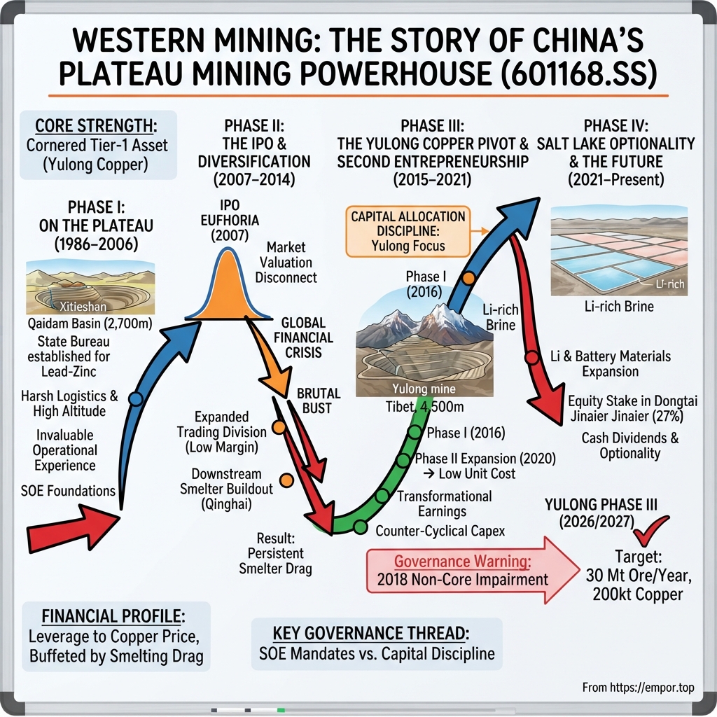 Western Mining Co.,Ltd. visual story map