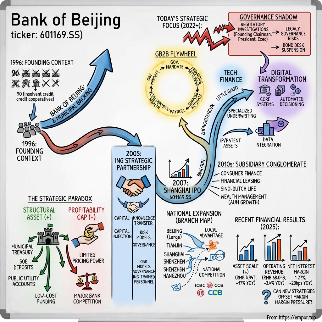 Bank of Beijing Co., Ltd. visual story map