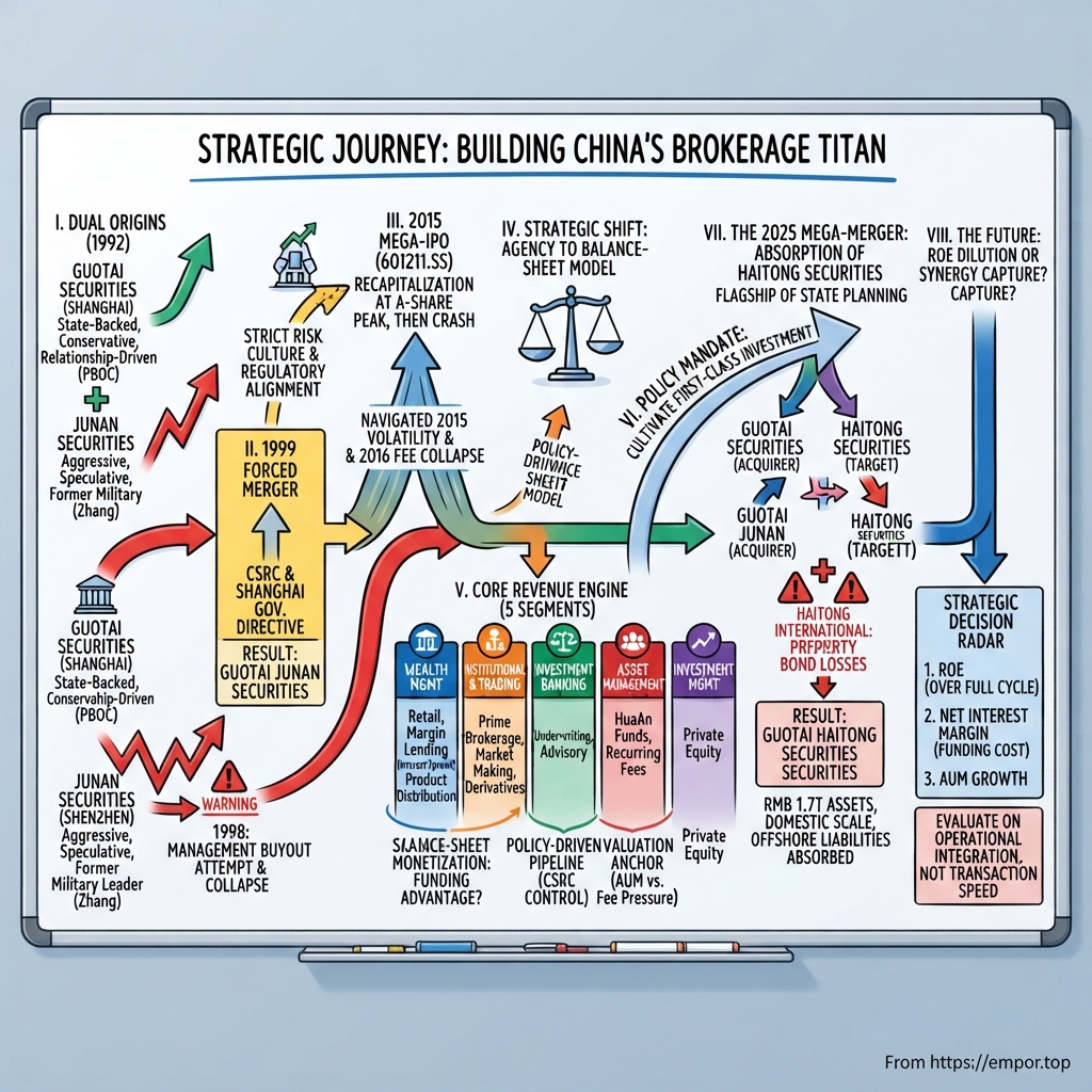 Guotai Junan Securities Co., Ltd. visual story map