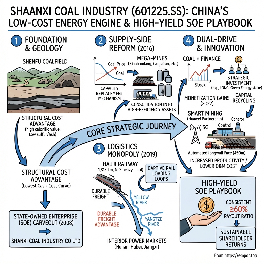 Shaanxi Coal Industry Company Limited visual story map