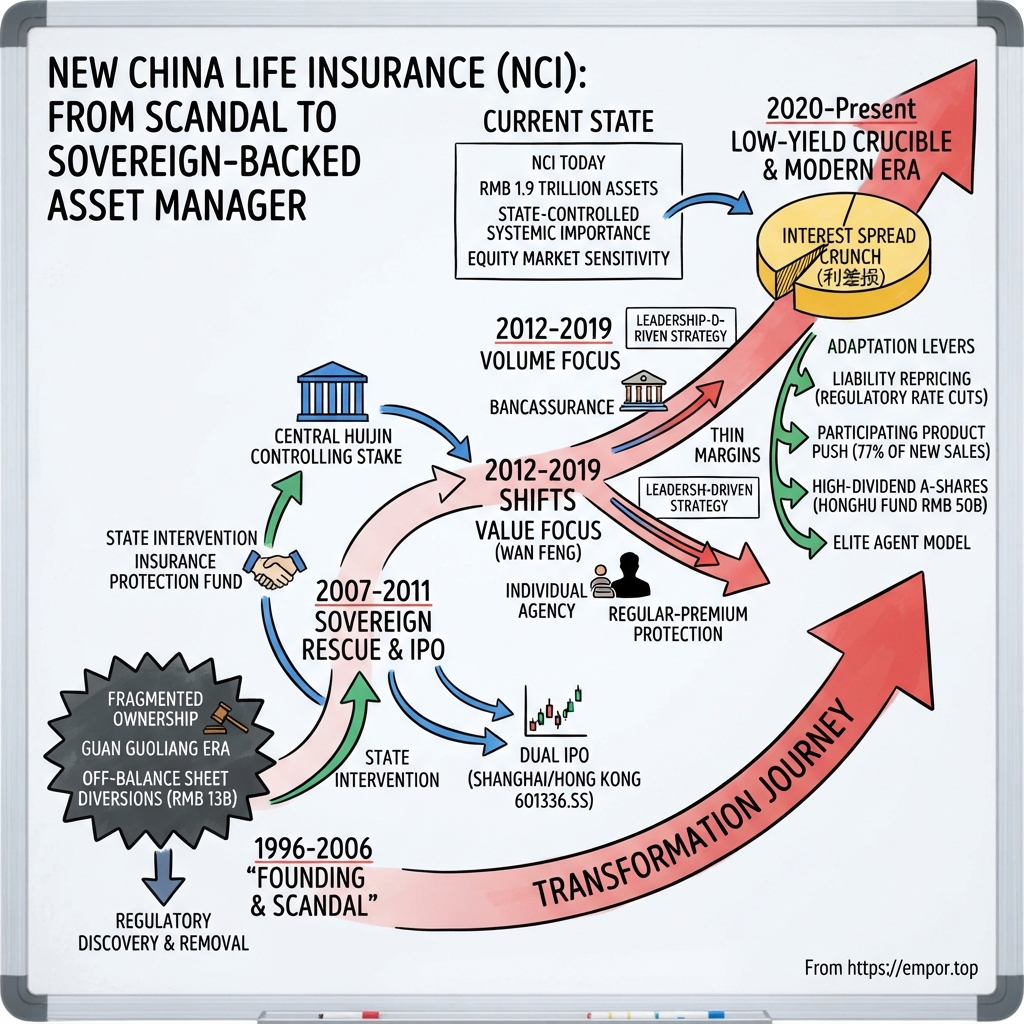 New China Life Insurance Company Ltd. visual story map