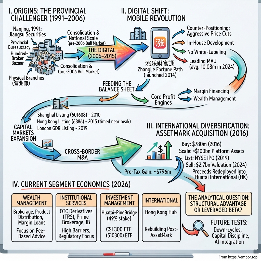 Huatai Securities Co., Ltd. visual story map