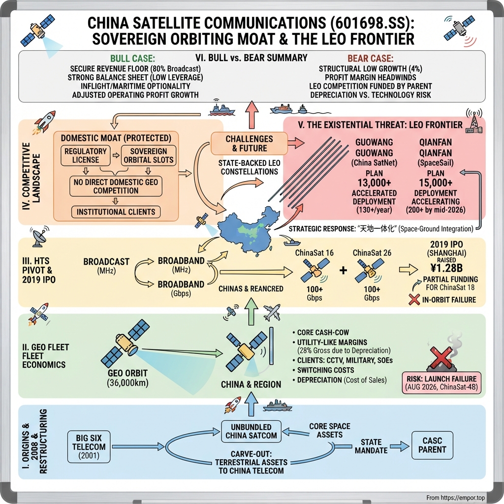 China Satellite Communications Co., Ltd. visual story map