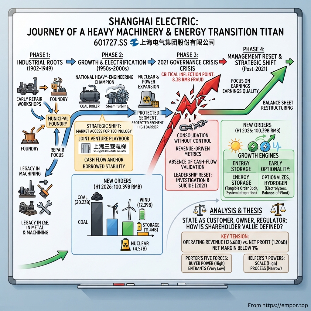 Shanghai Electric Group Company Limited visual story map