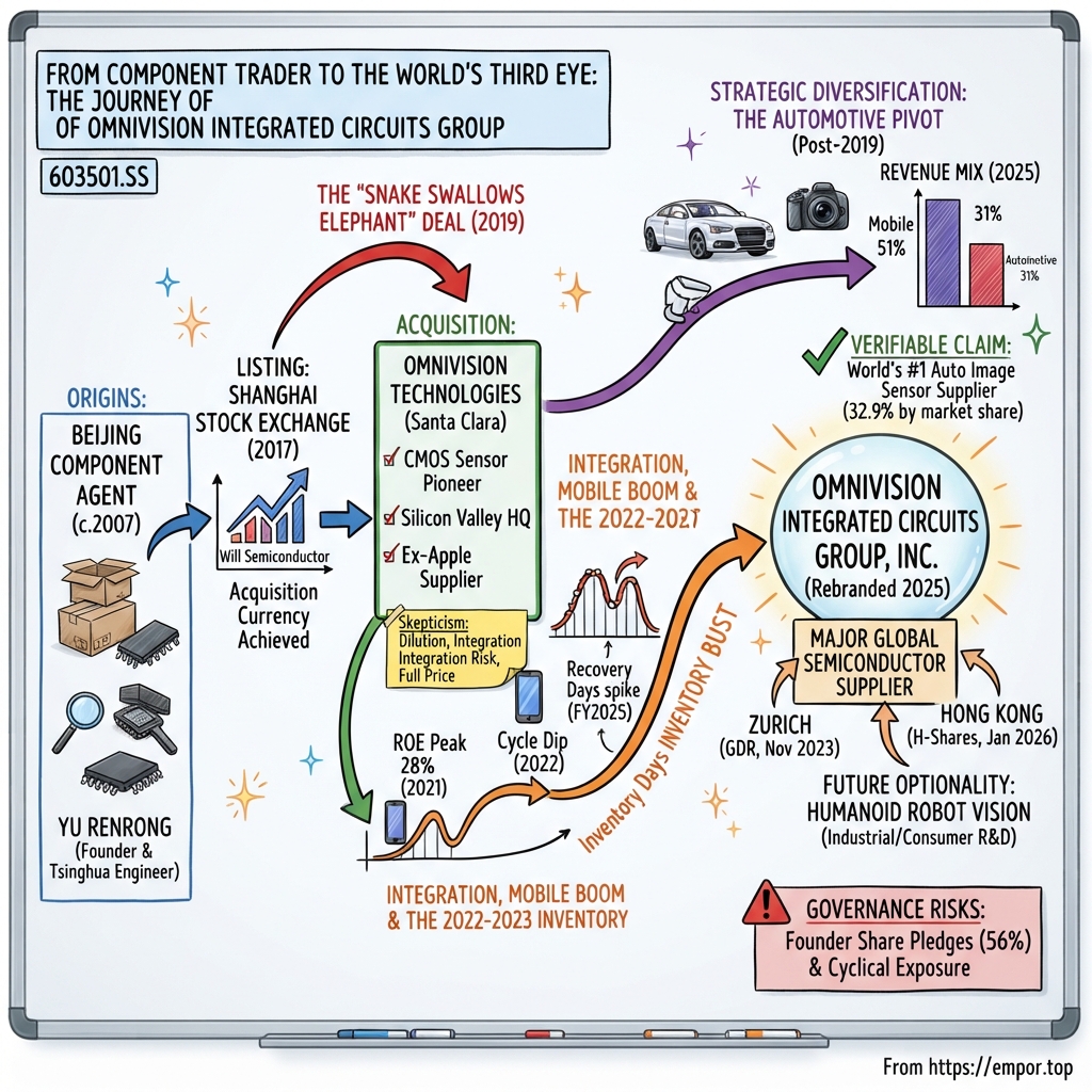 OmniVision Integrated Circuits Group, Inc. visual story map