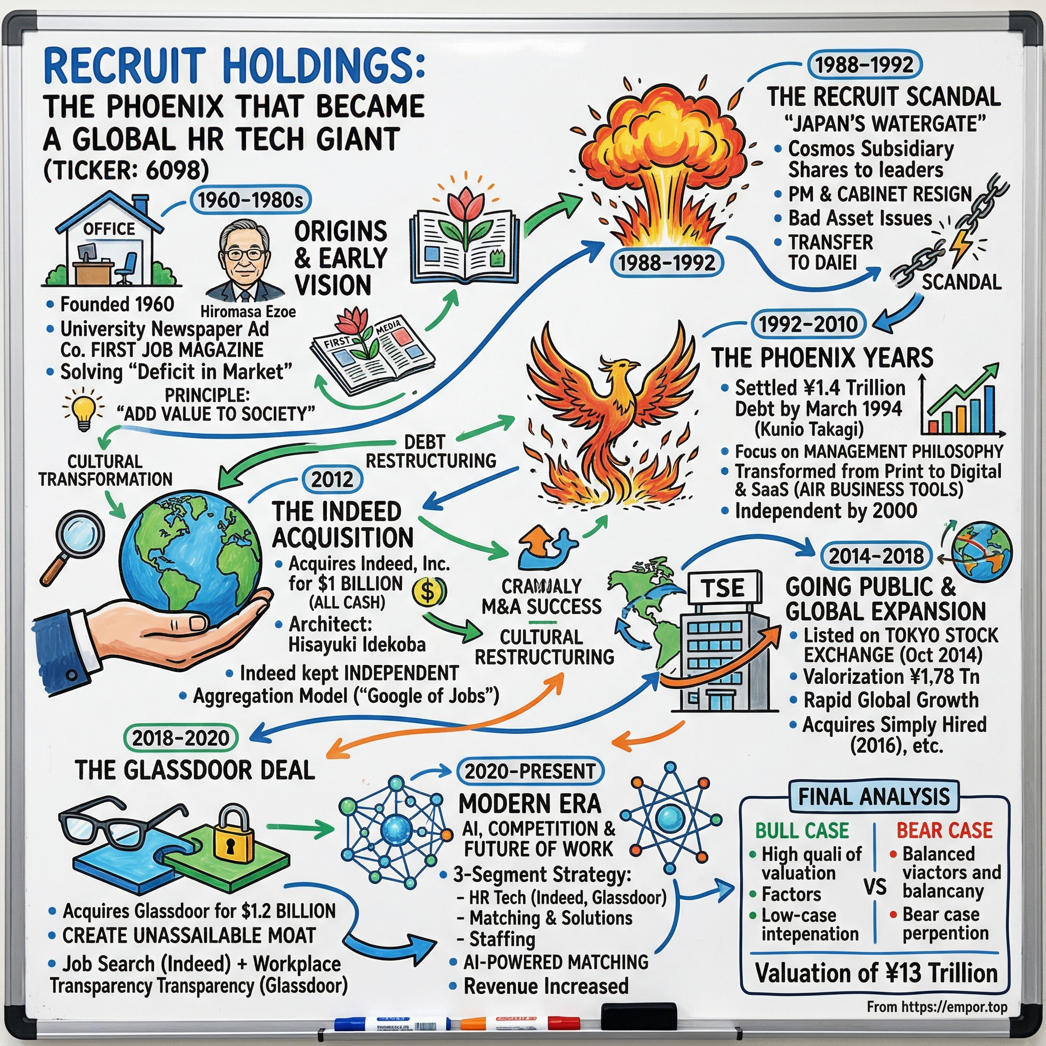Recruit visual story map