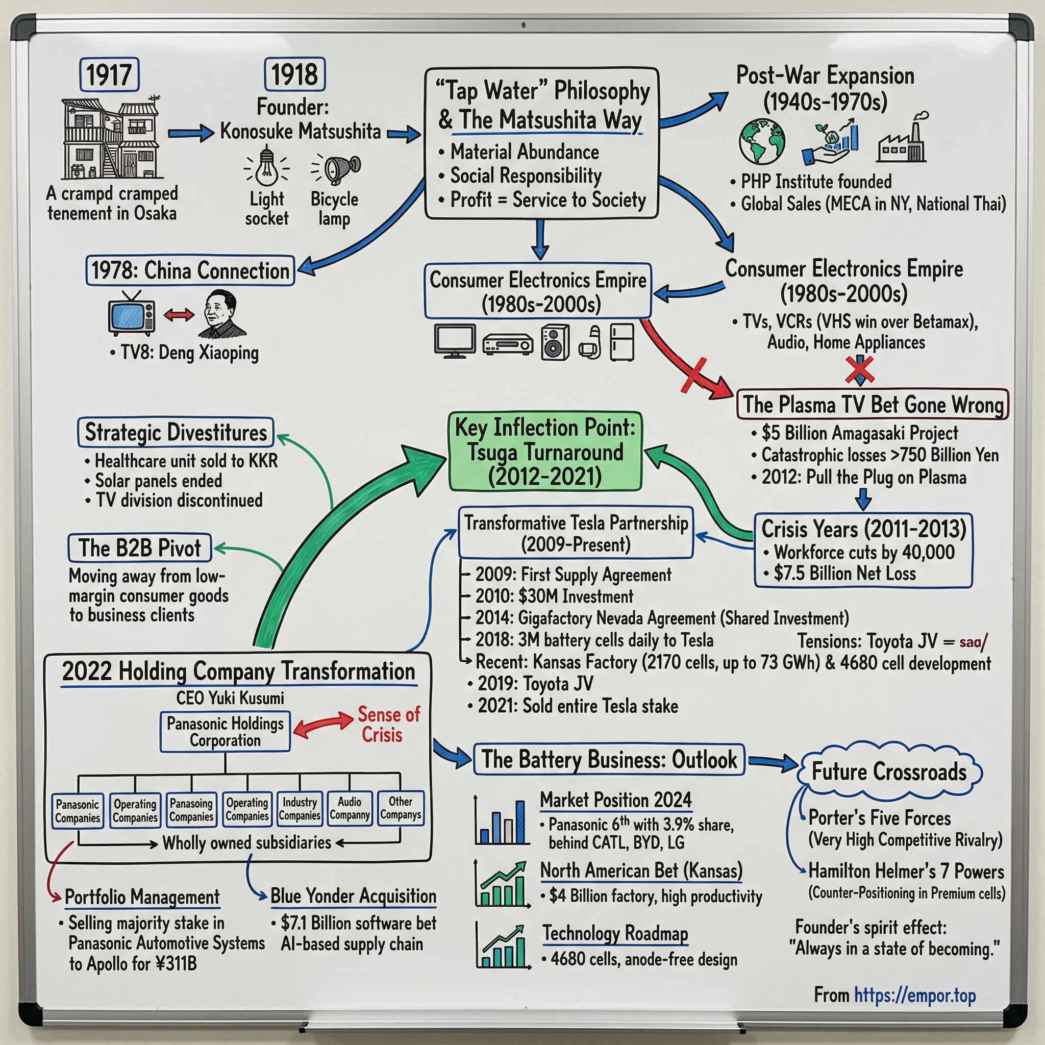 Panasonic Holdings Corporation visual story map