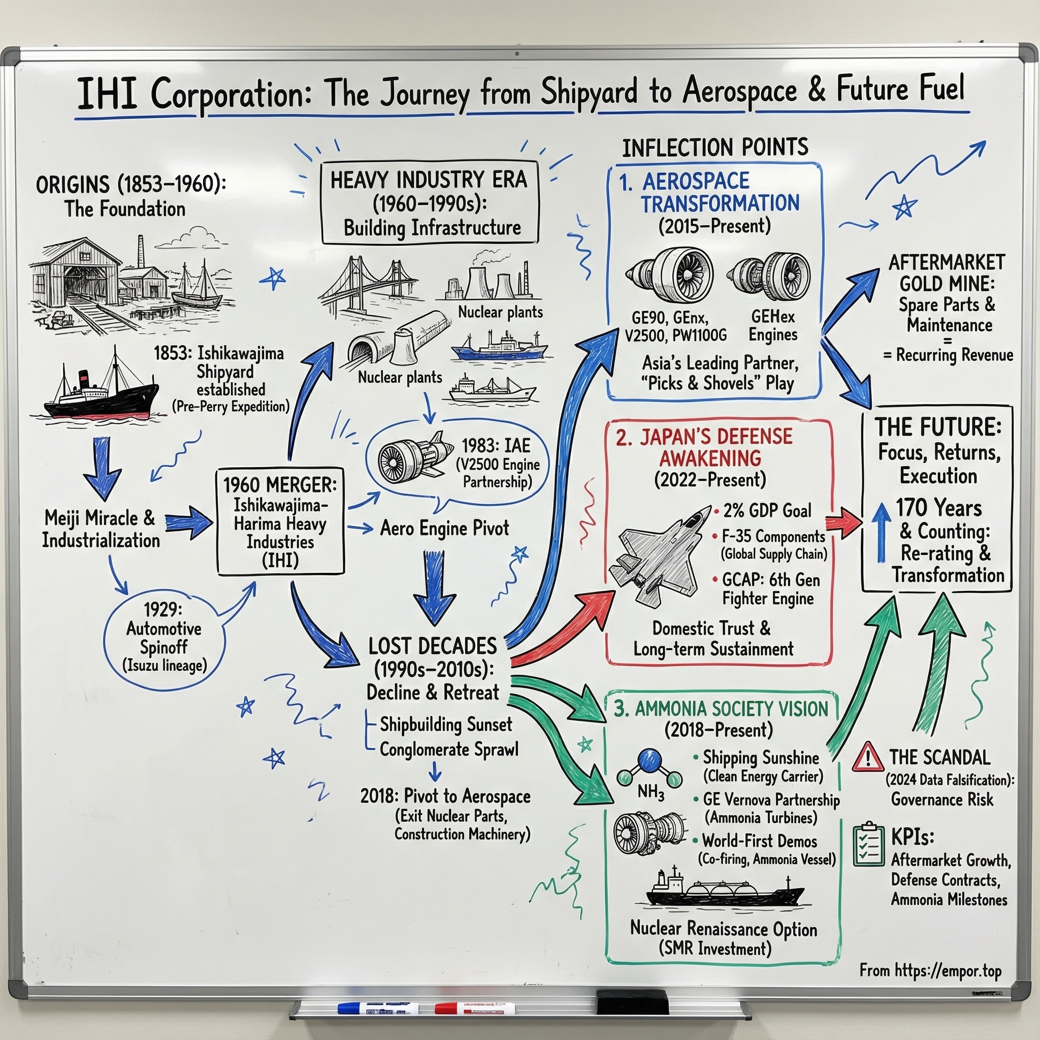 IHI Corp. visual story map