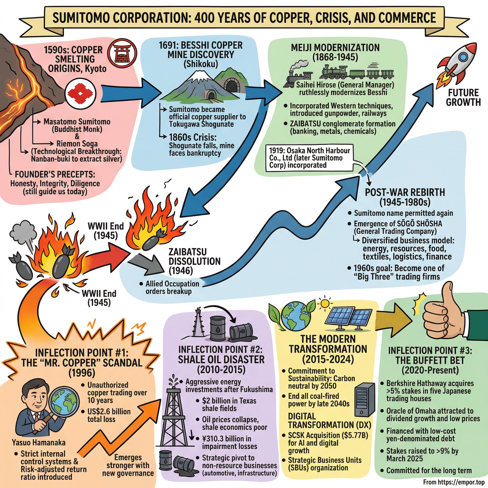 Sumitomo Corporation visual story map