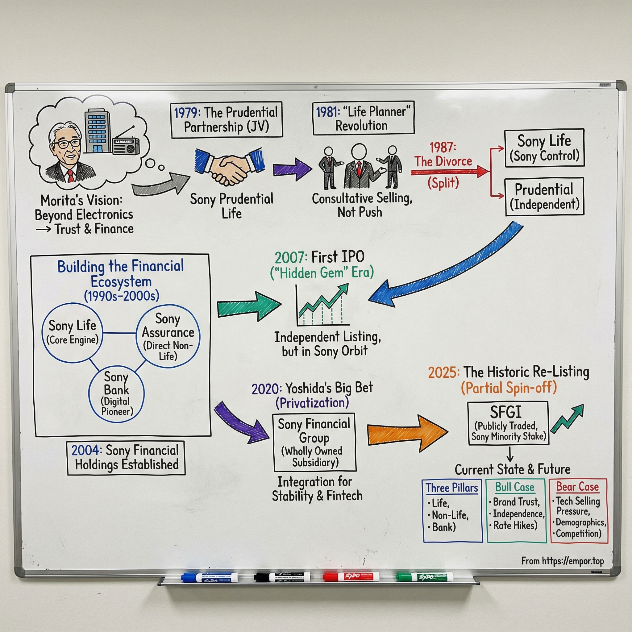 Sony Financial Group Inc. visual story map