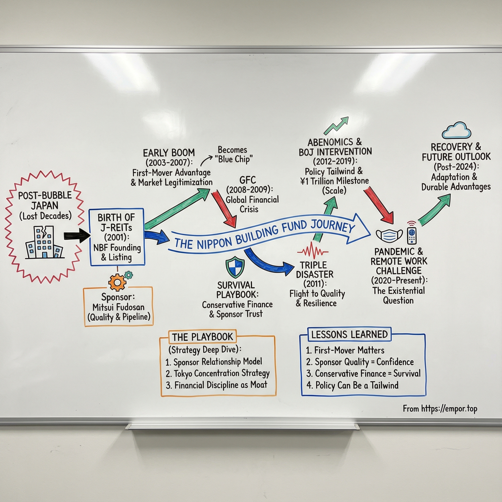 Nippon Building Fund Inc. visual story map