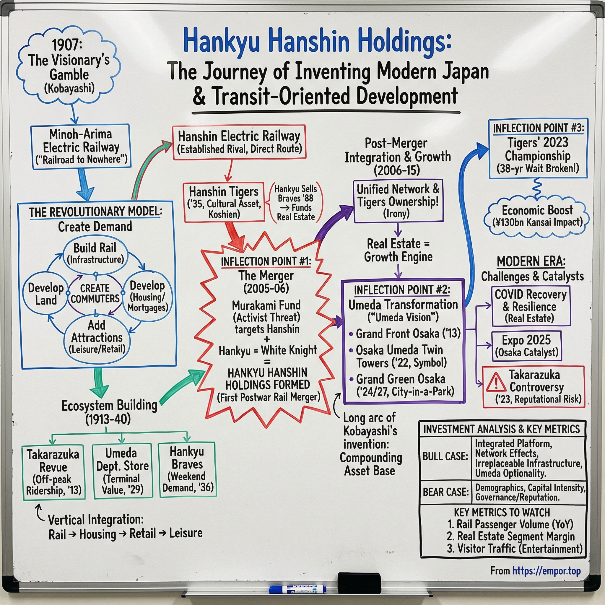 Hankyu Hanshin Holdings Inc. visual story map
