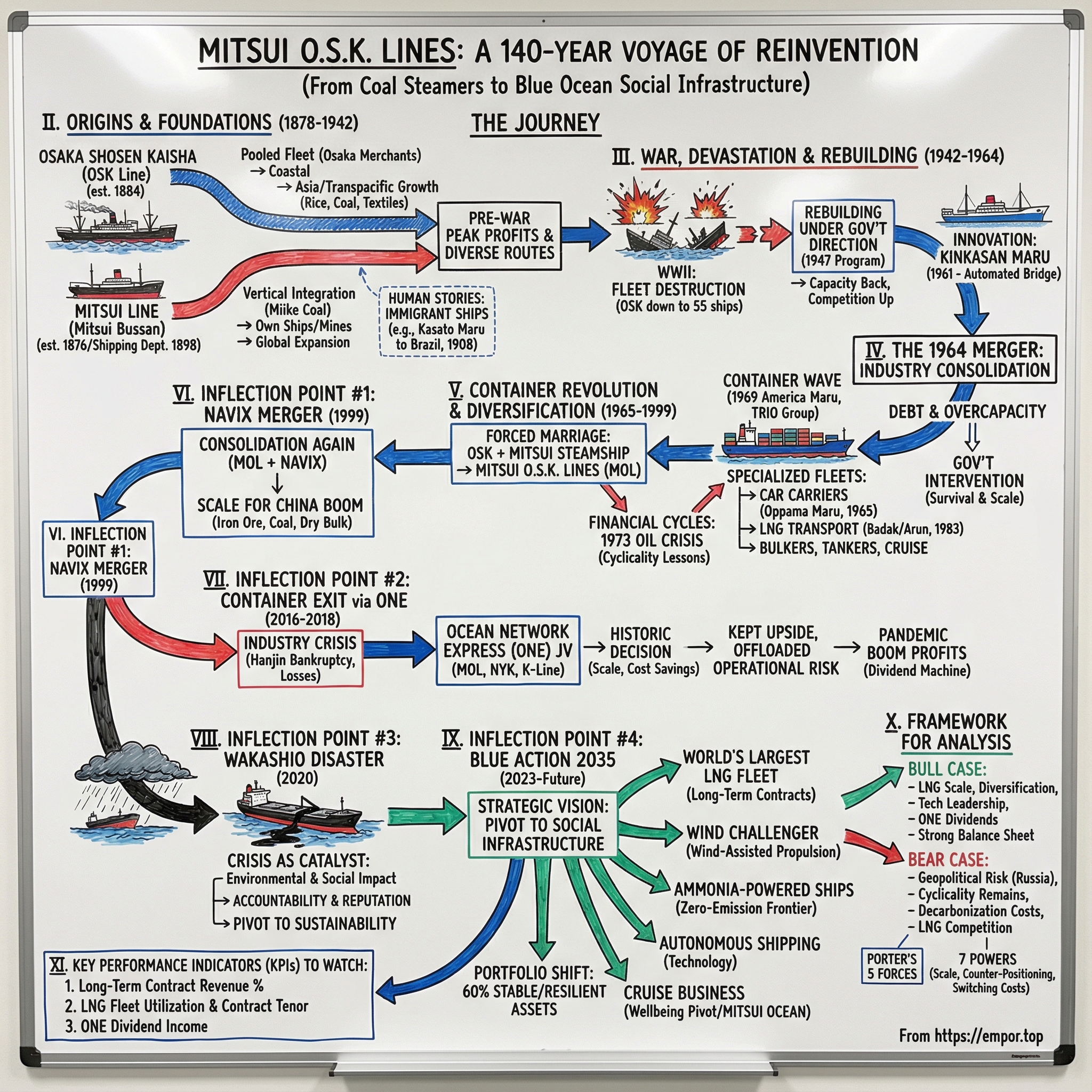 Mitsui OSK Lines Ltd. visual story map