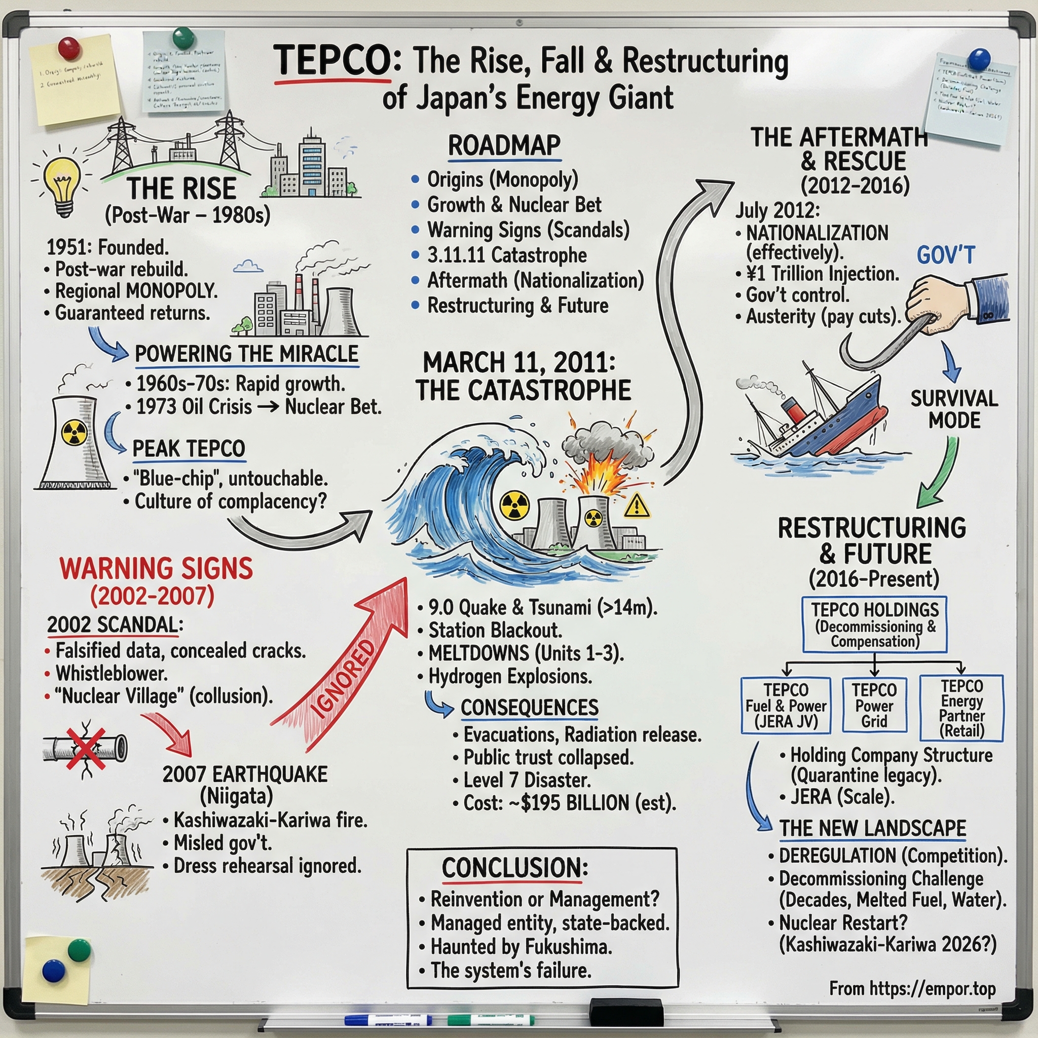 Tokyo Electric Power Co. Holdings Inc. visual story map