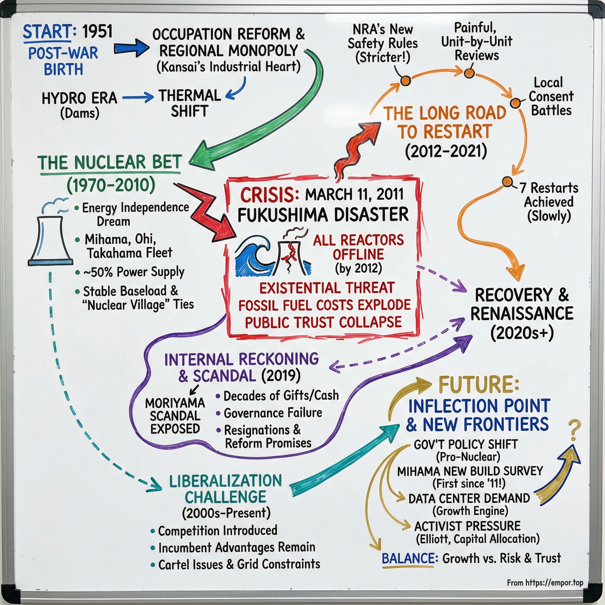 Kansai Electric Power Co. Inc. visual story map