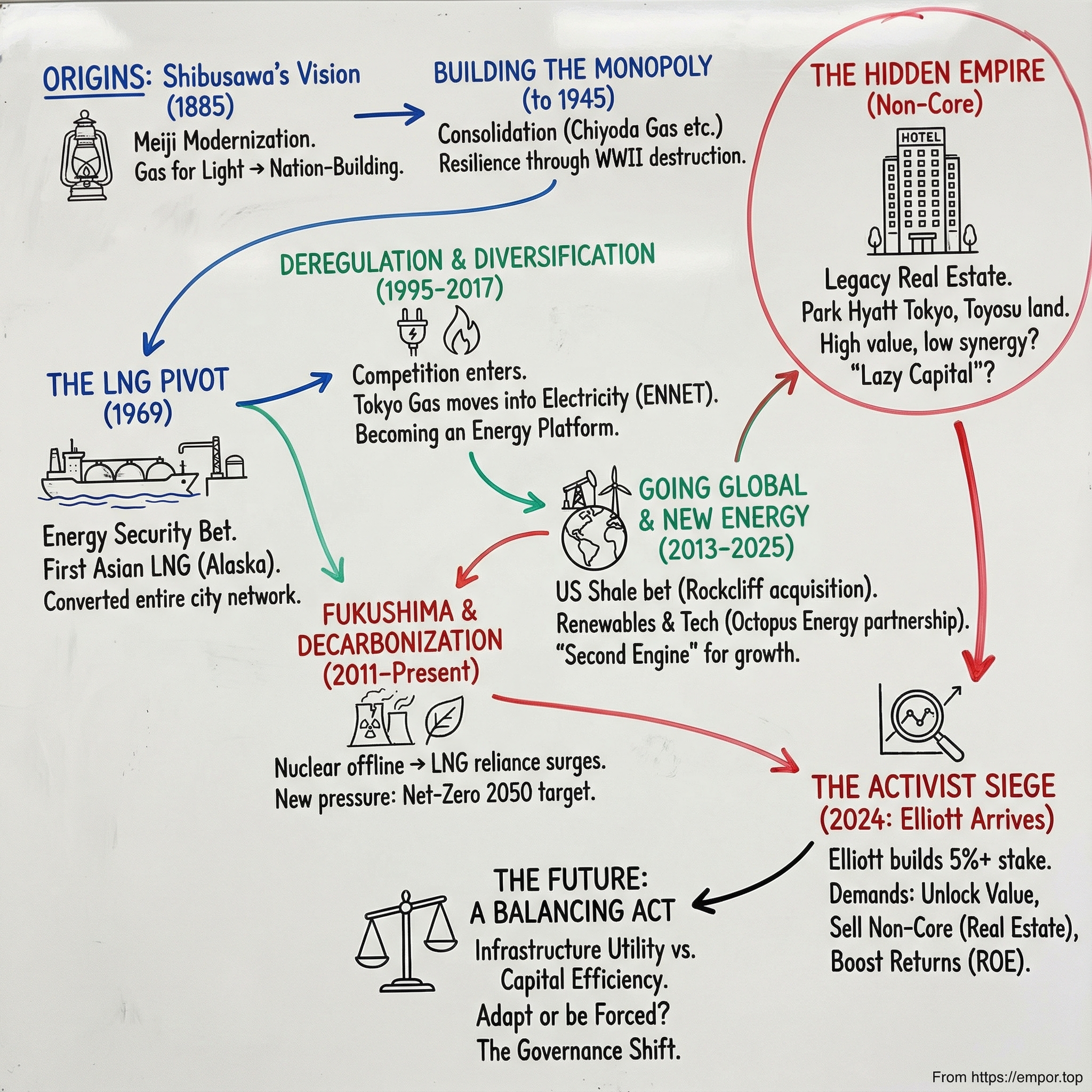 Tokyo Gas Co. Ltd. visual story map