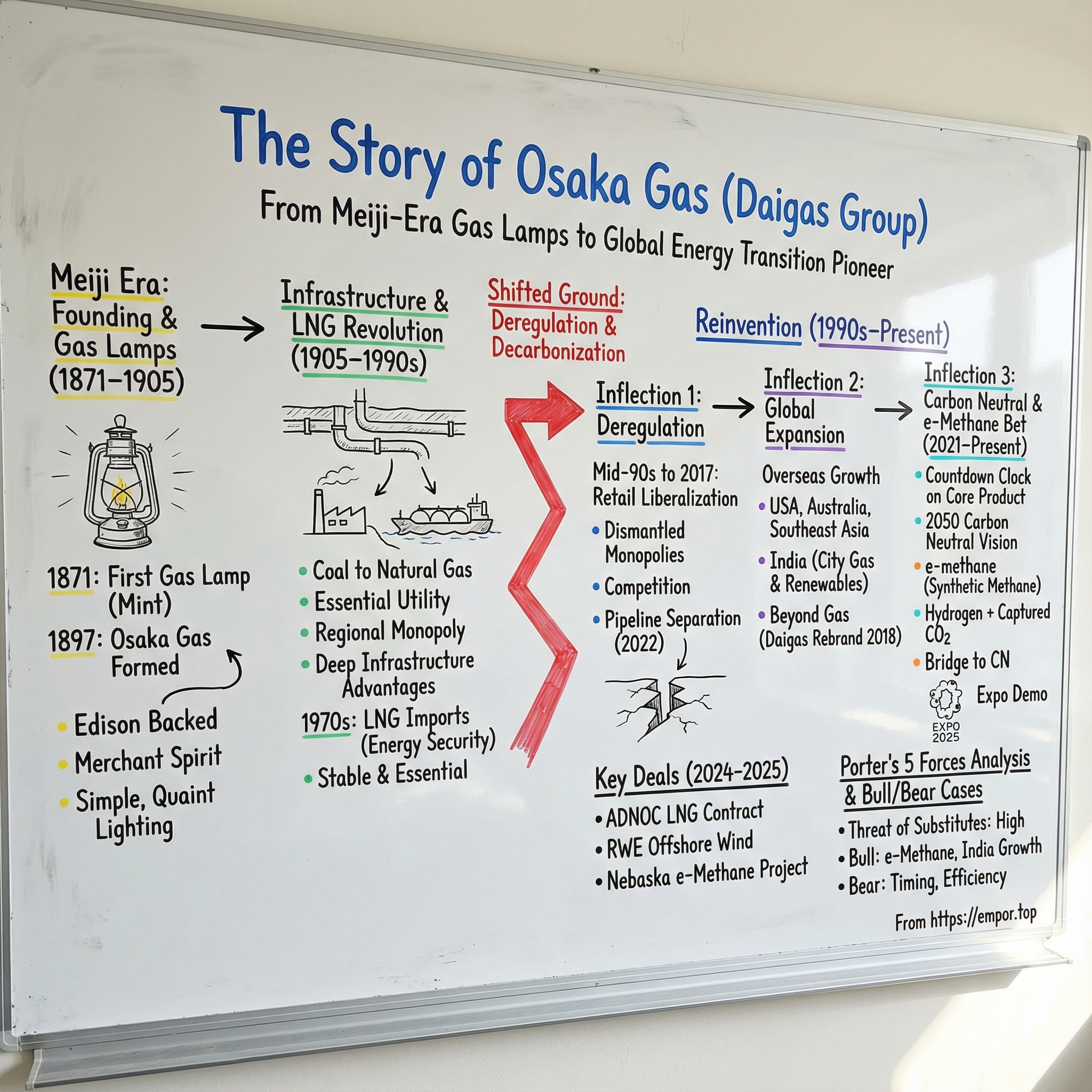 Osaka Gas Co. Ltd. visual story map