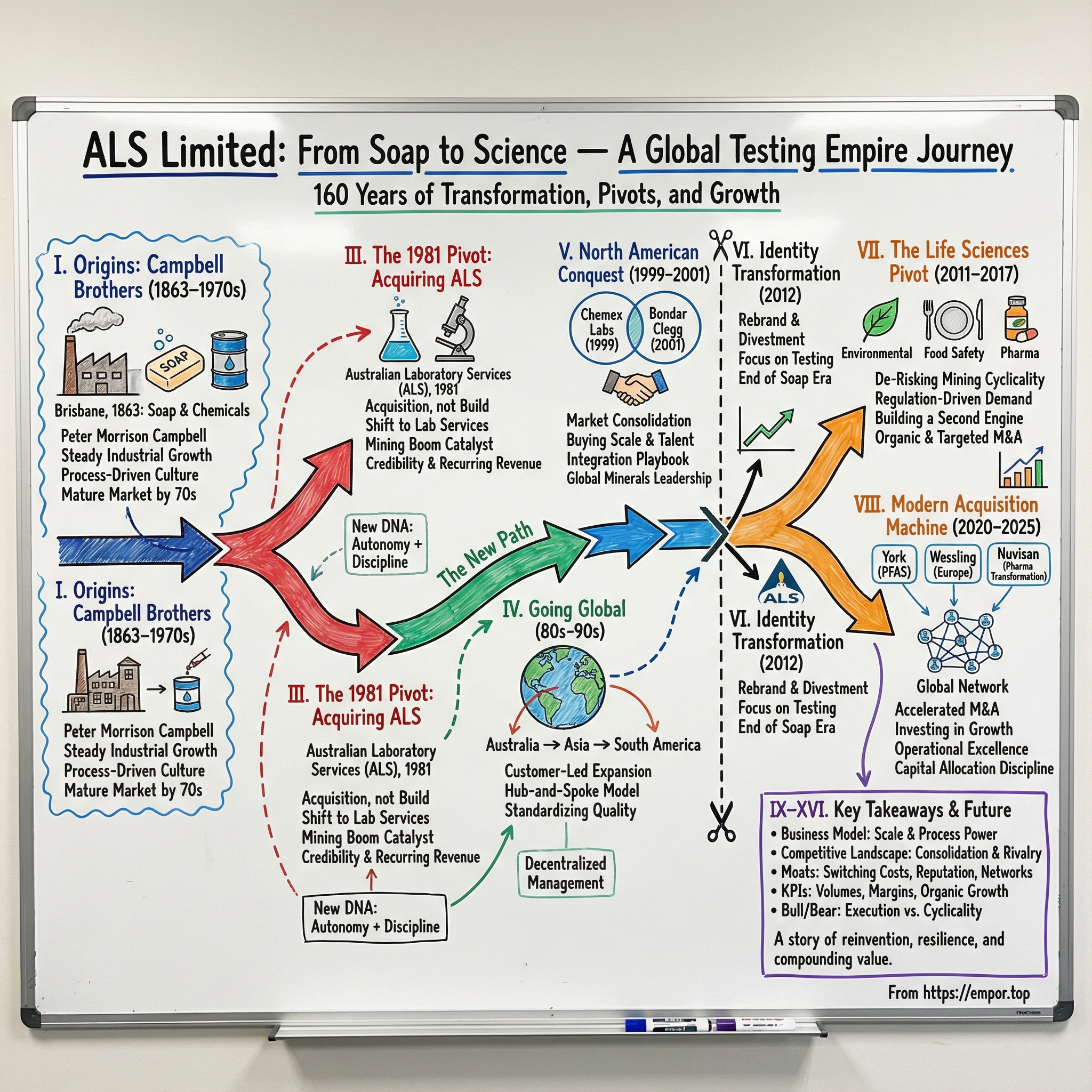 ALS Ltd. visual story map