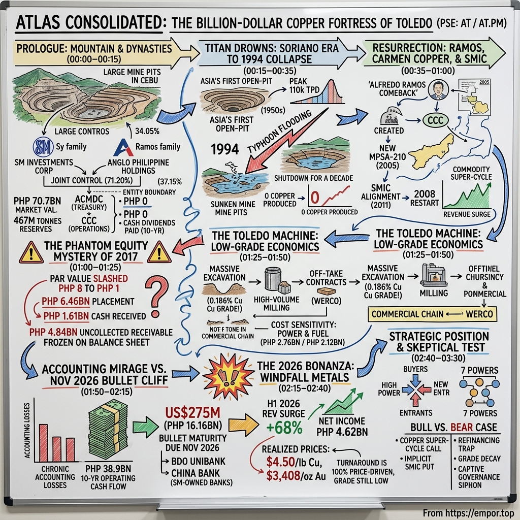 Atlas Consolidated Mining and Development Corp visual story map