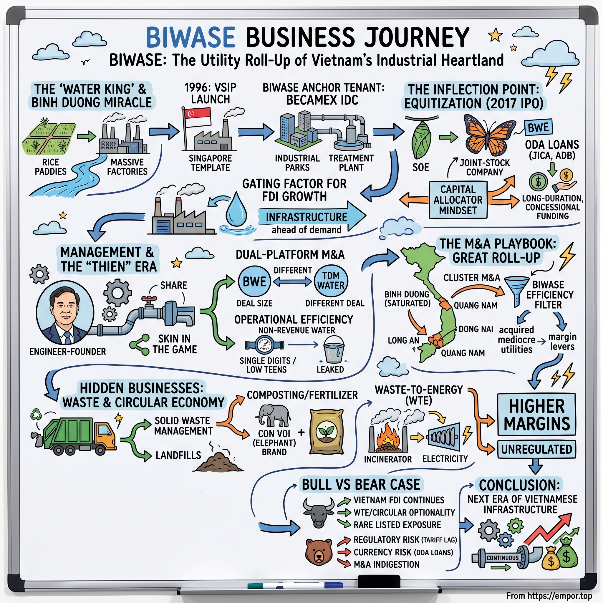 Binh Duong Water - Environment Corp visual story map