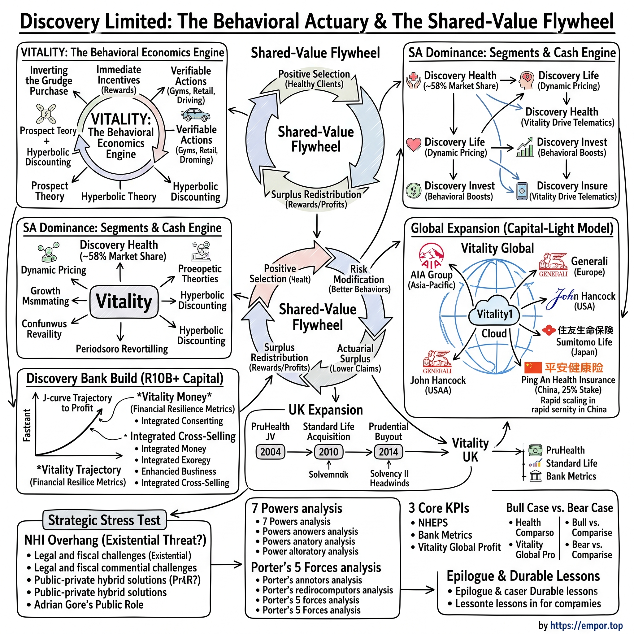 Discovery Limited visual story map