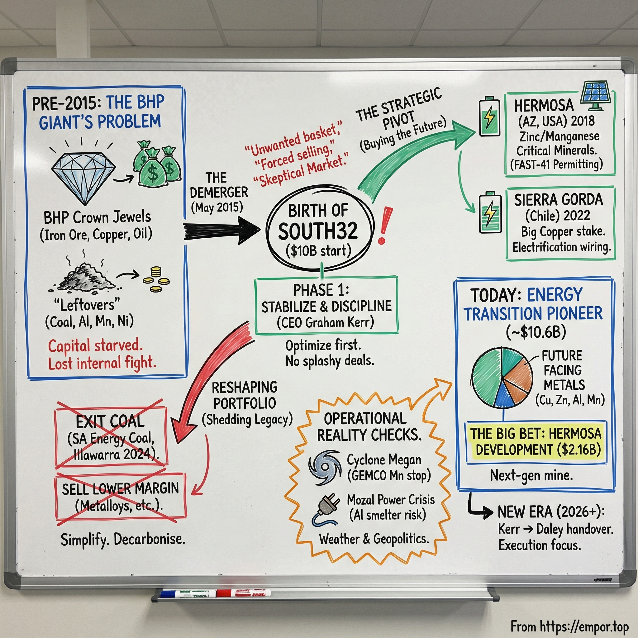 South32 Ltd. visual story map
