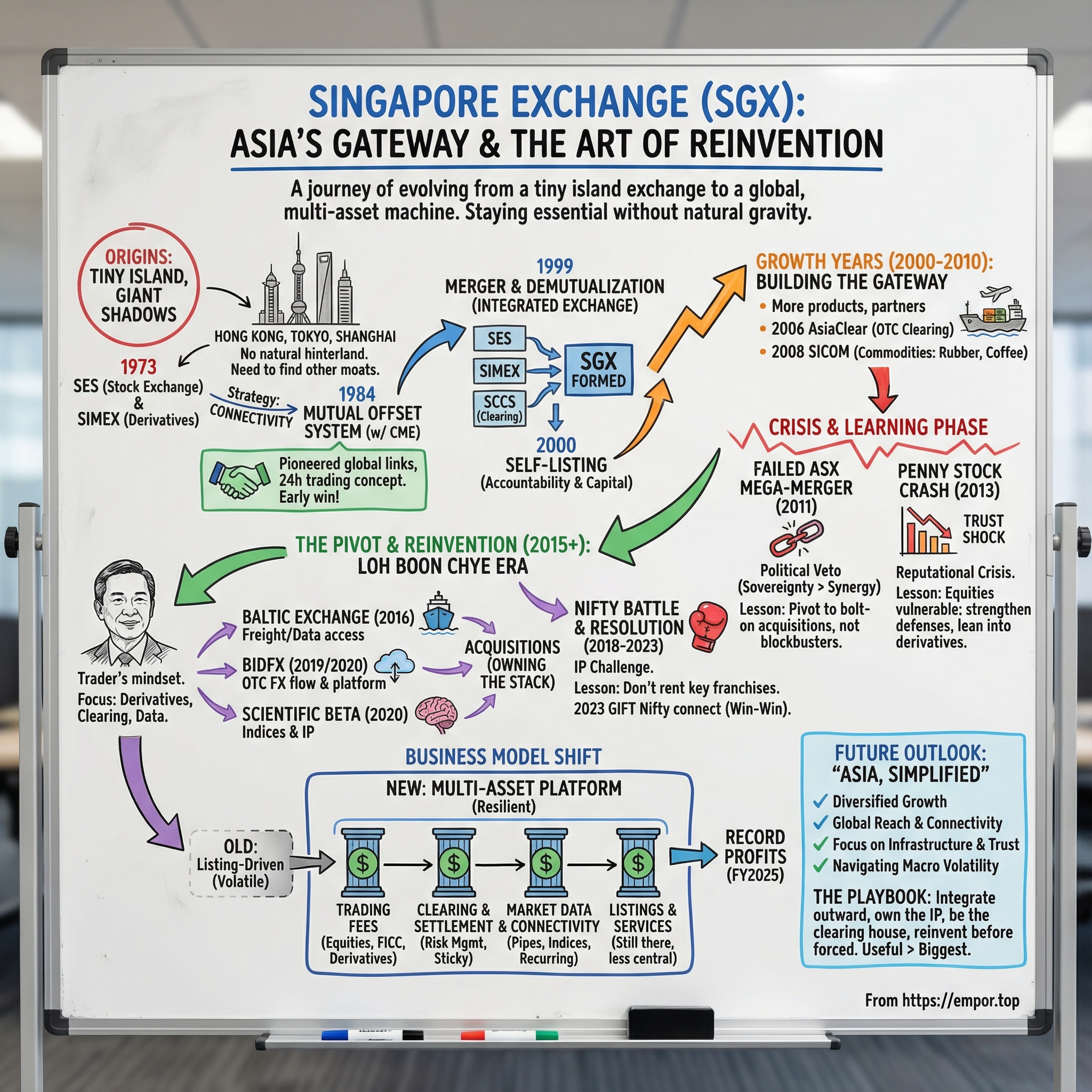 Singapore Exchange Ltd. visual story map