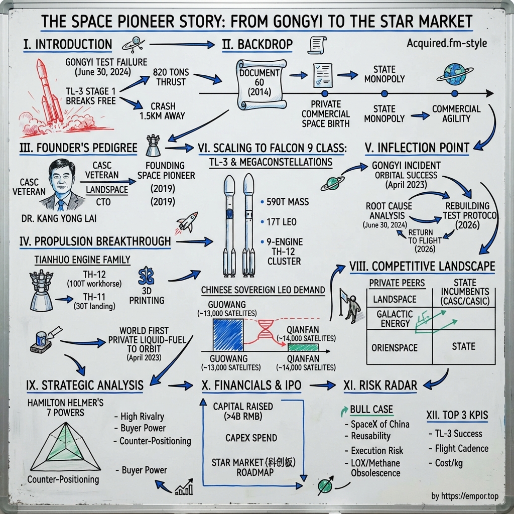 Space Pioneer visual story map